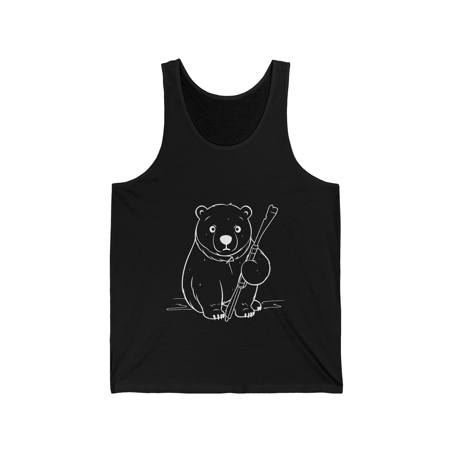 Ultimate Comfort Styled Bear Unisex Summer Tank Top
