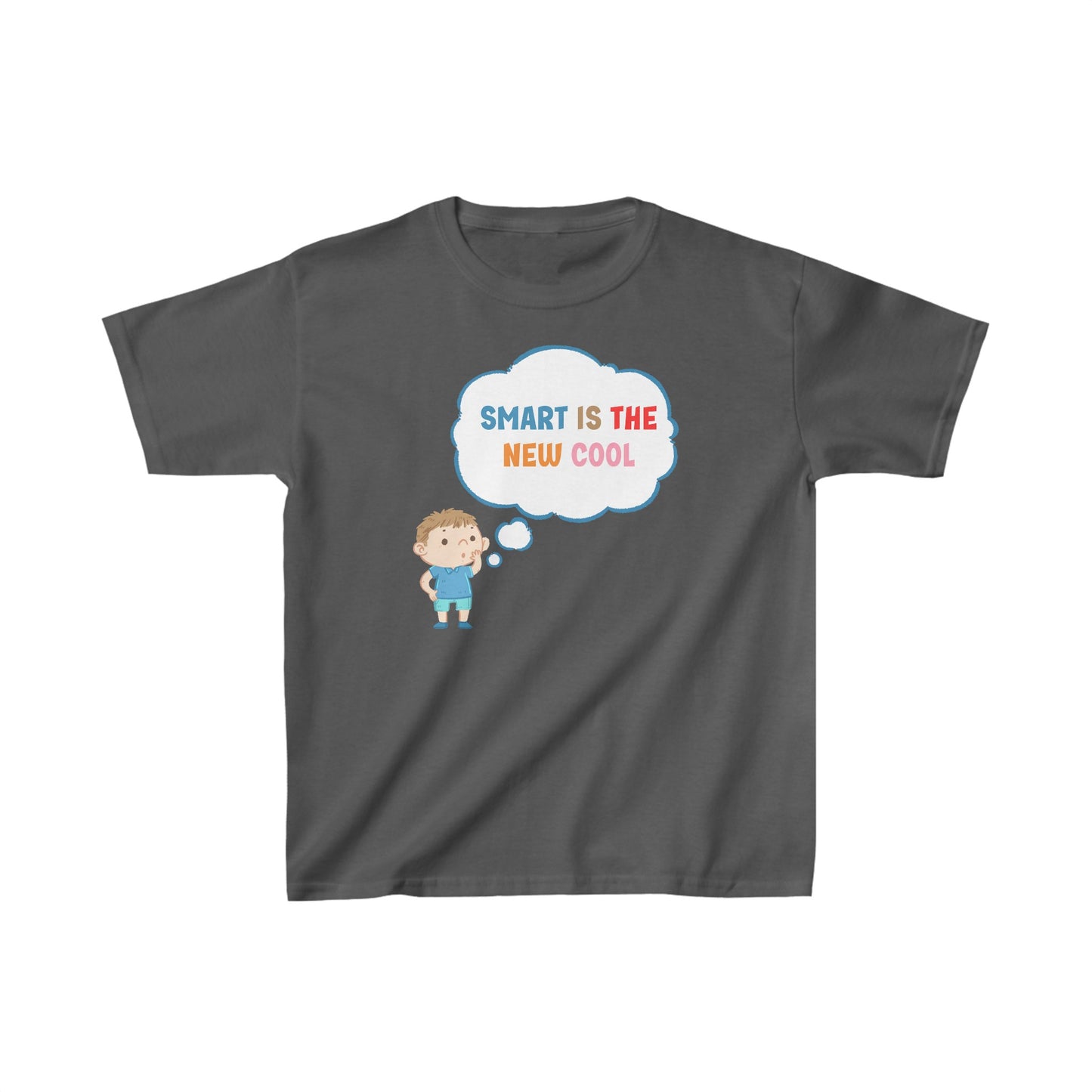 Unisex Kids Smart is The New Cool Ultimate Comfort T-Shirts