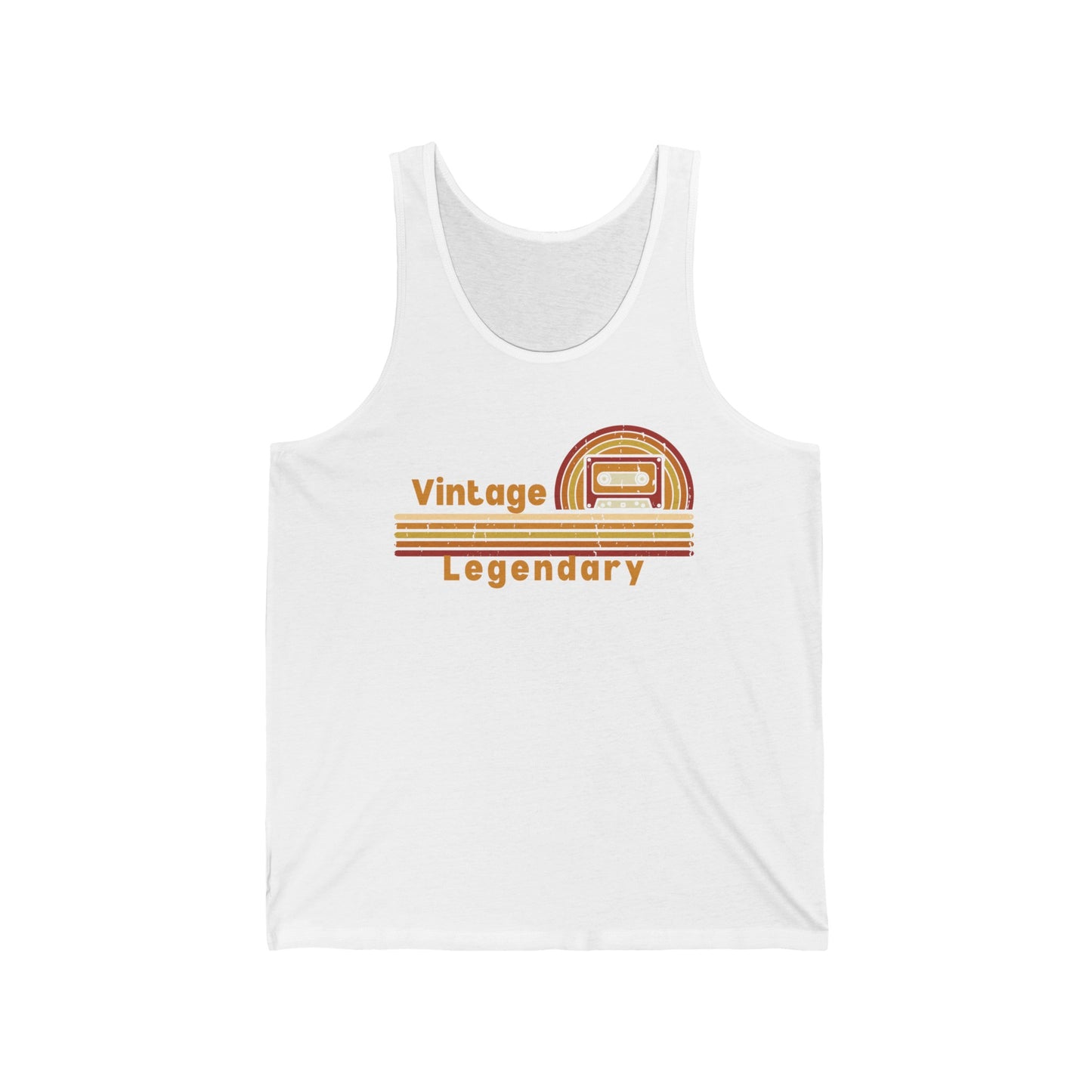 Vintage Legendary Graphic Ultimate Comfort Styled Unisex Tank Top