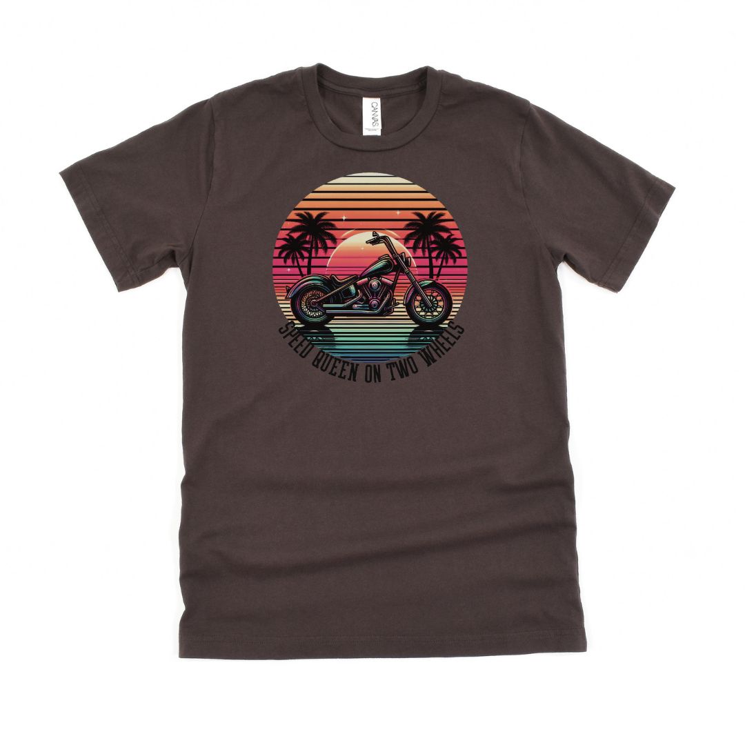 Speed Queen On Two Wheels Ultimate Comfort Styled Graphic T-shirt