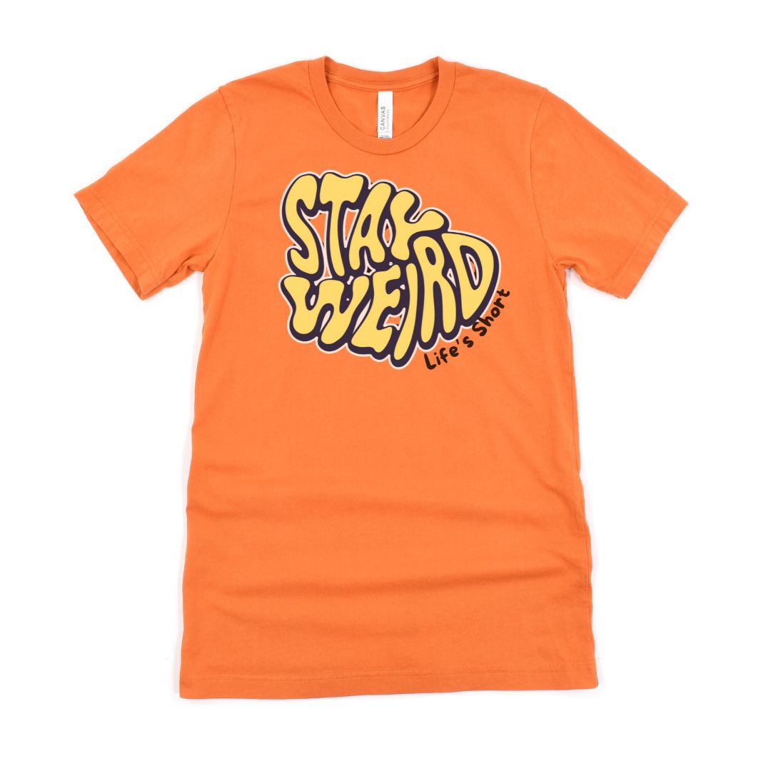 Stay Weird Graphic Ultimate Comfort Styled Unisex T-shirt