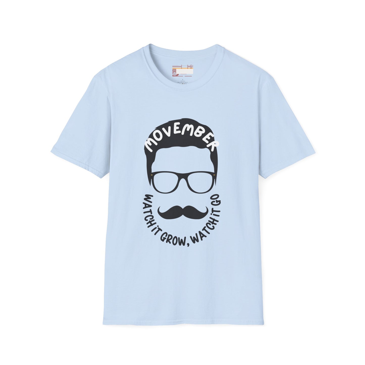 Movember Moustache Bearded Gang Graphic Comfort Unisex T-shirt