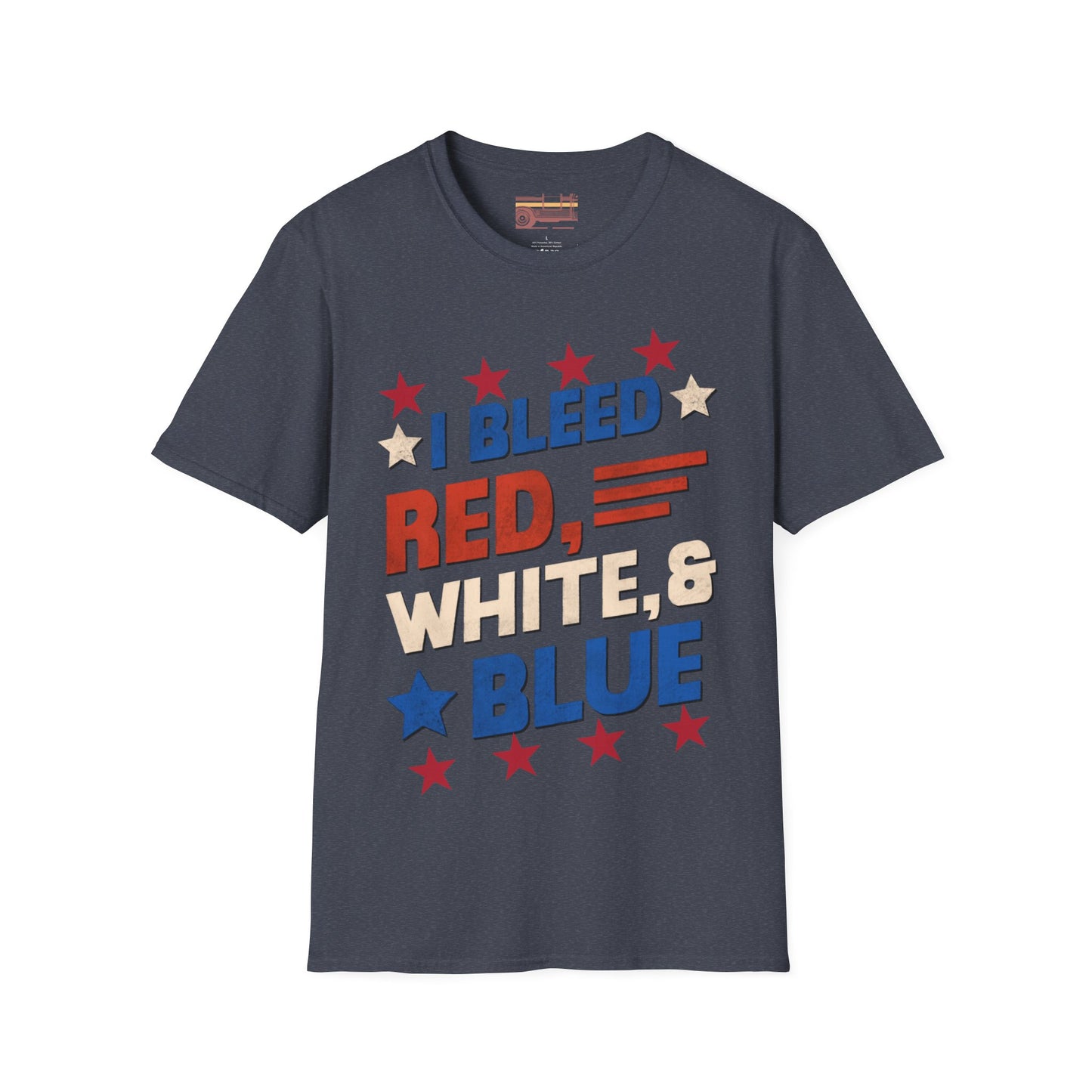 July 4th Independence Day Red, Blue And White Ultimate Comfort Unisex T-shirt