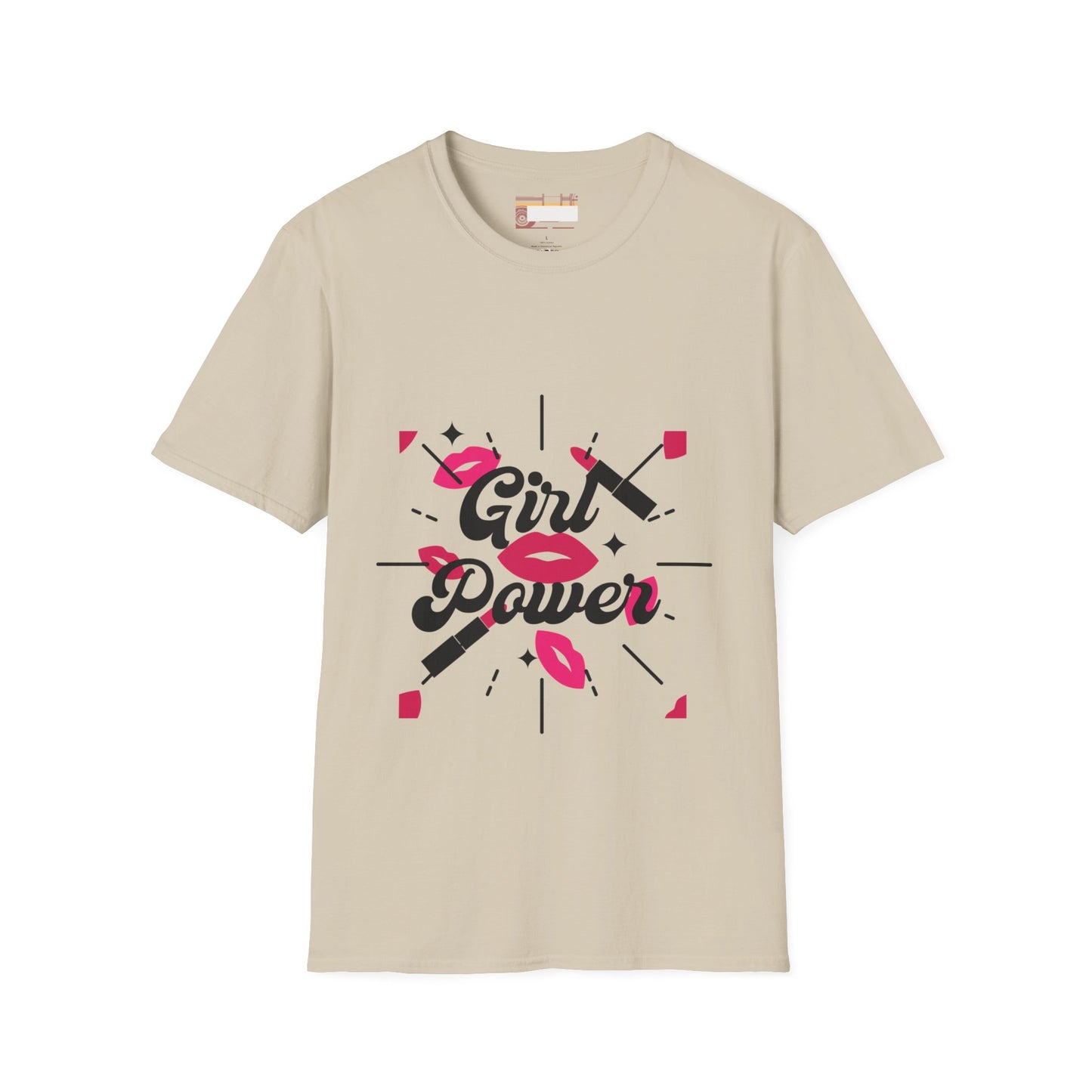 Vintage Designed Girls Power Support Comfort Unisex T-shirt