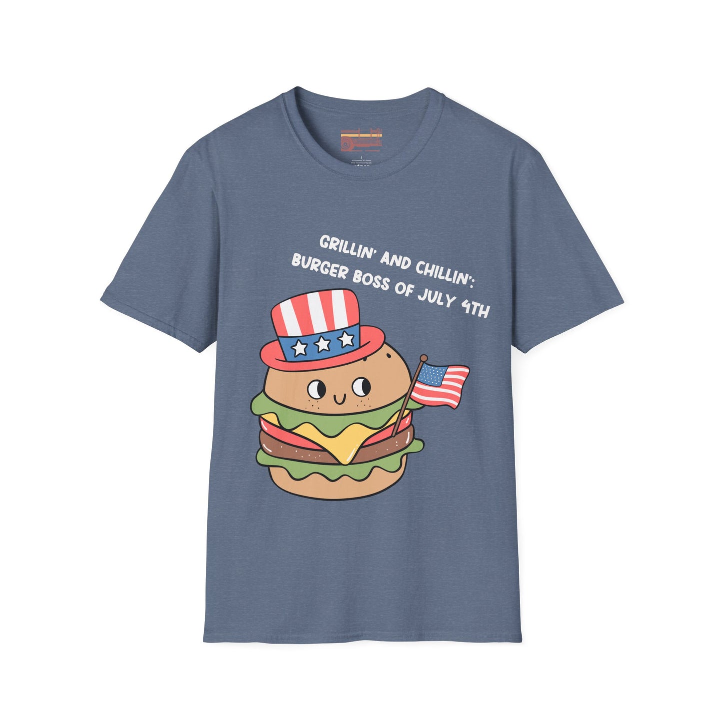 Grilling and Chilling, Burger Boss of July 4th Ultimate Comfort Unisex T-shirt