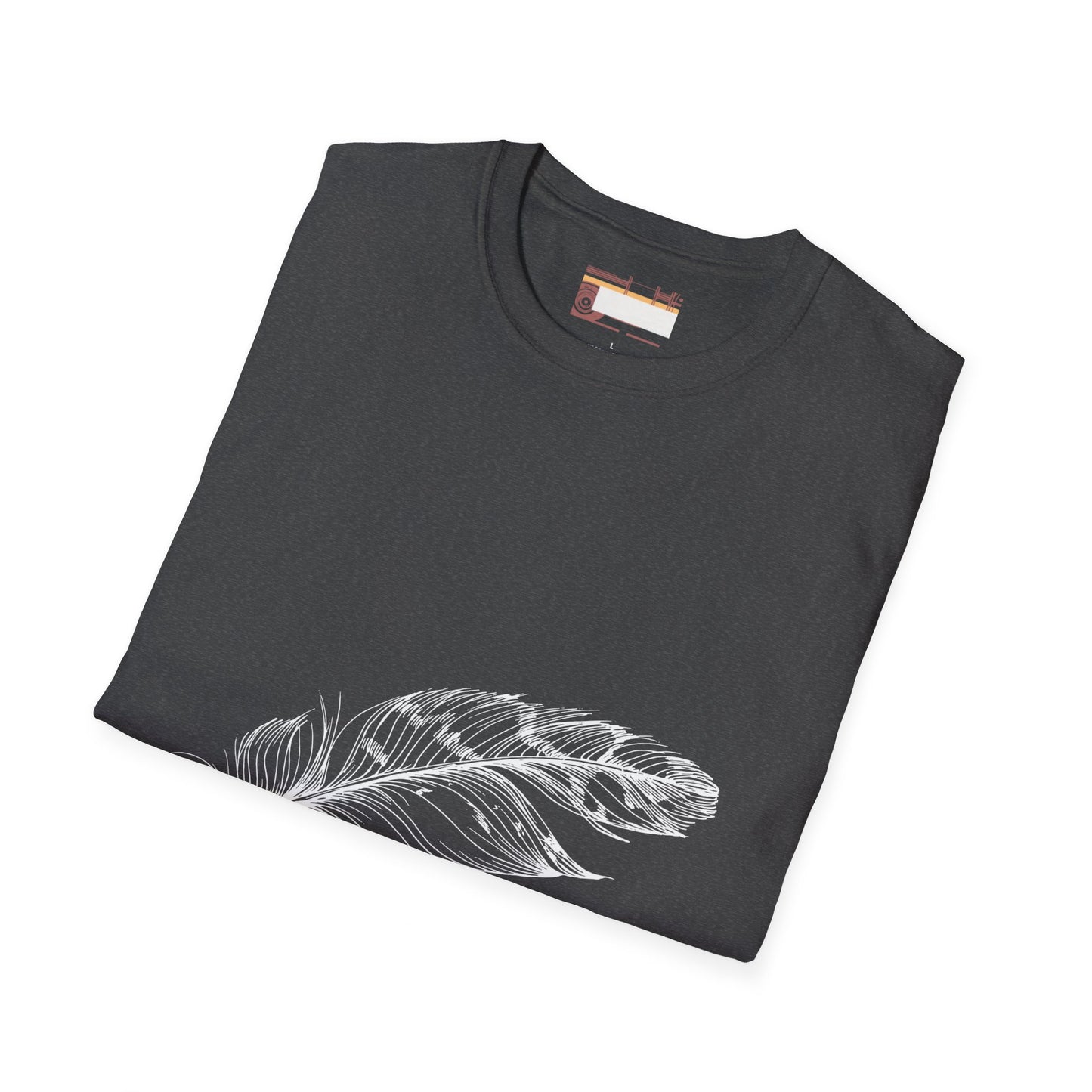 Bird Feather Designed Graphic Comfort Unisex T-shirt