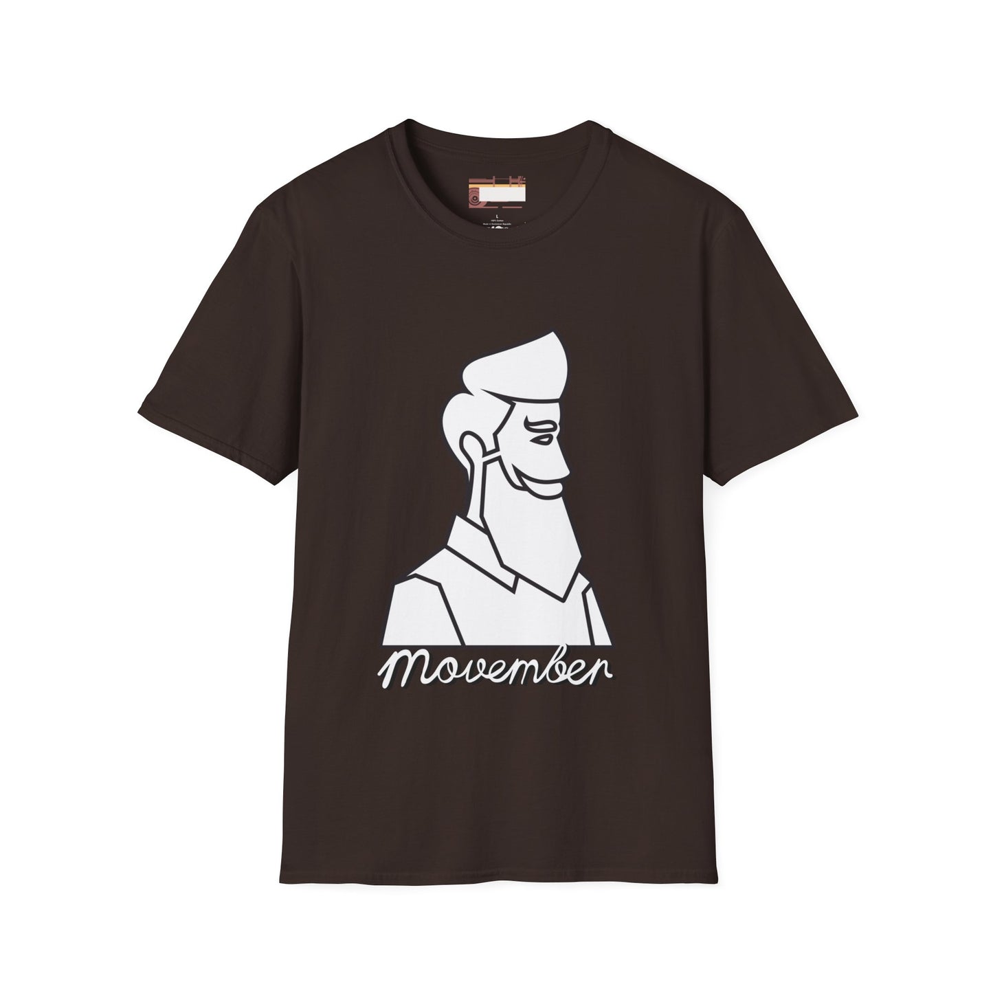 Movember Moustache Bearded Gang Beard Graphic Comfort Unisex T-shirt
