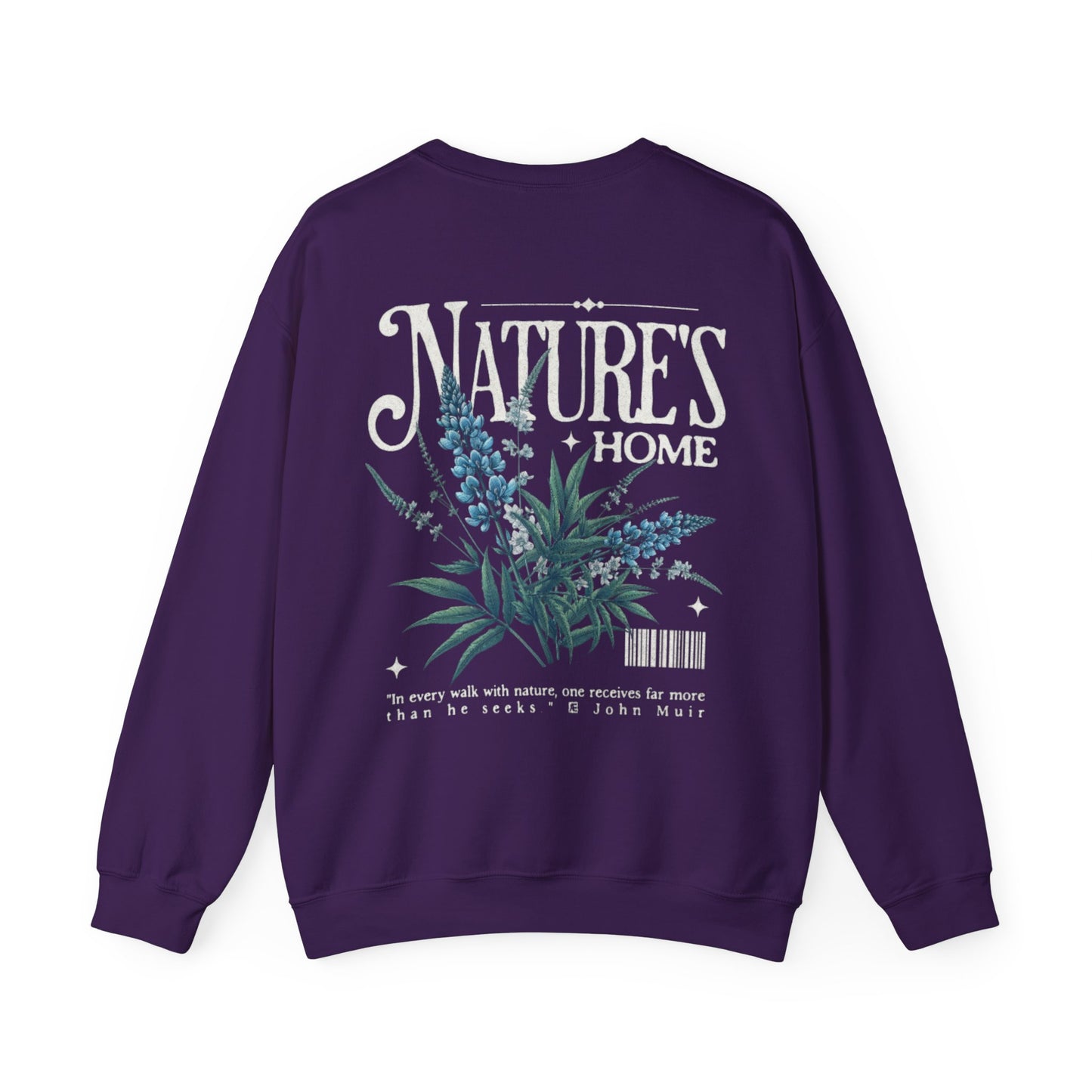 Graphic Designed Minimalist Crewneck Sweatshirt