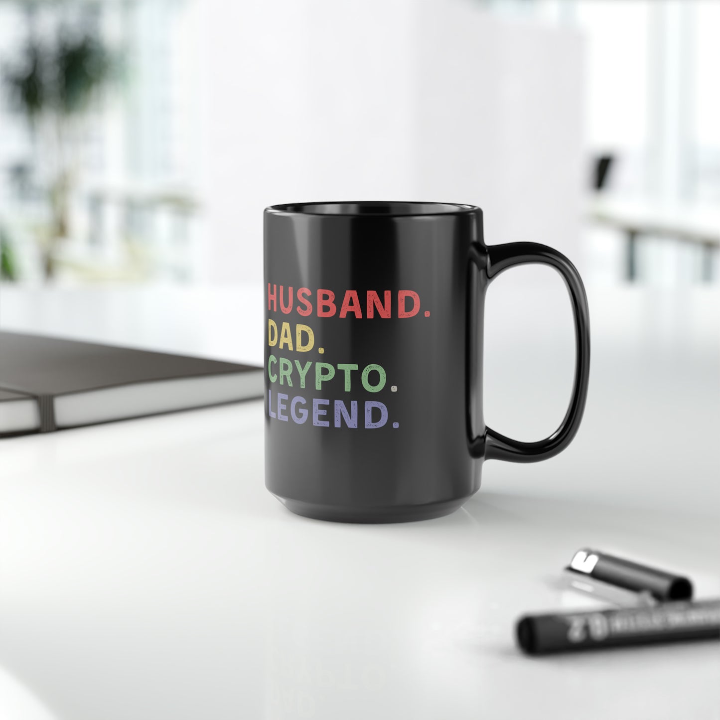 Husband Dad Crypto Legend Mug 15oz