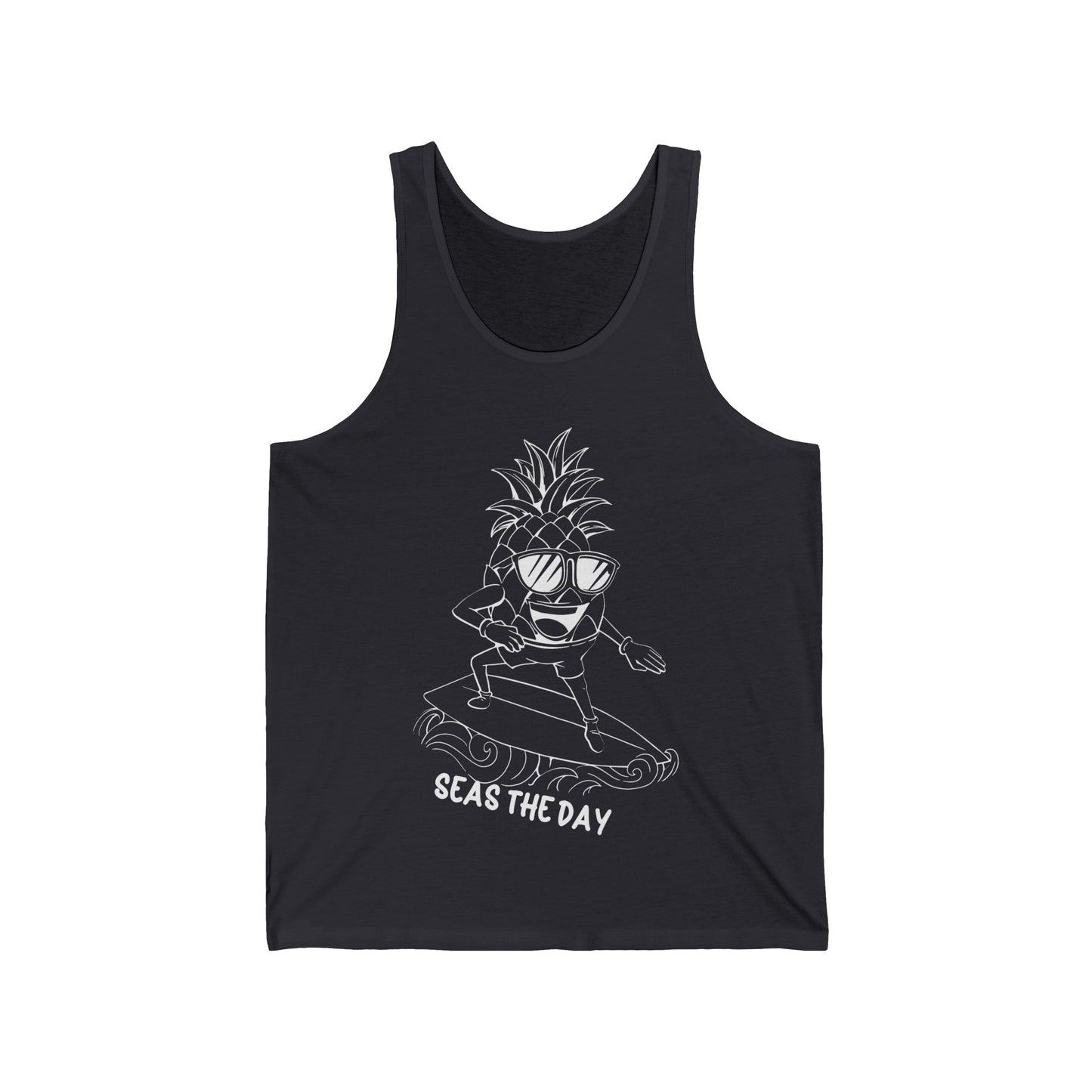 Beach Lovers Ultimate Comfort Styled Funny Unisex Sea As Day Summer Tank Top