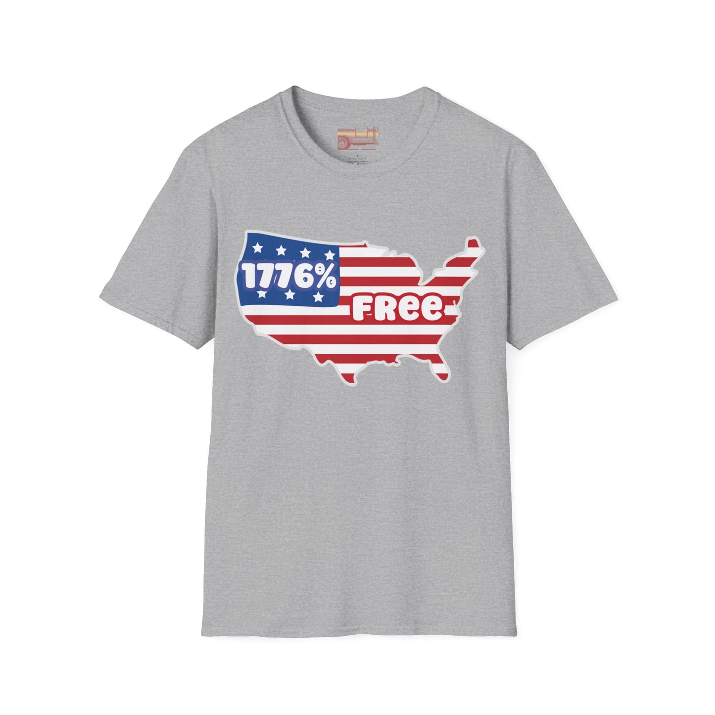 1776 percent Free, July 4th Ultimate Comfort Unisex T-shirt