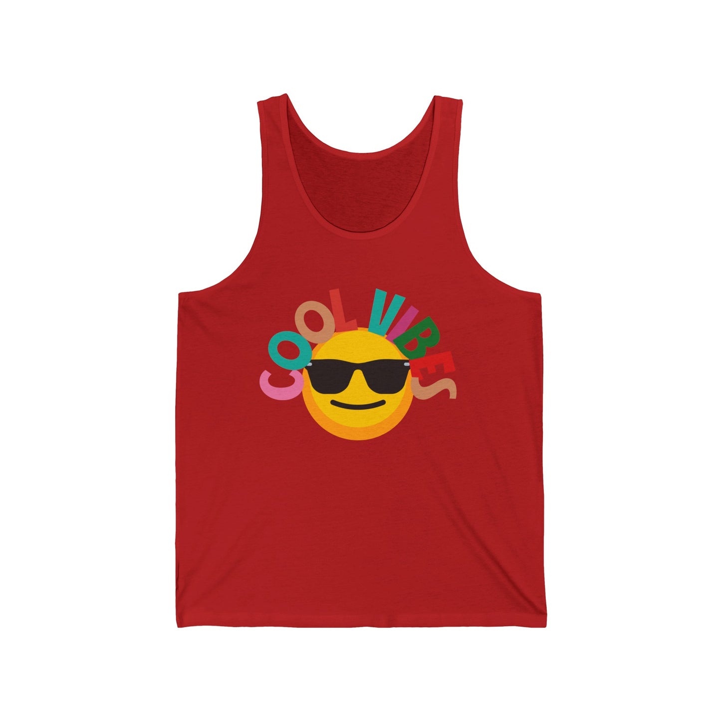 Just Asking For A Cool Vibes Emoji Ultimate Comfort Styled Unisex Tank Top