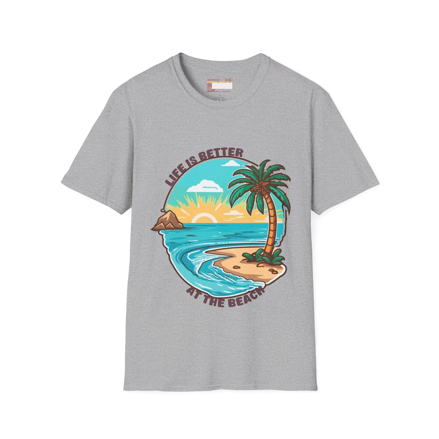 Lives Is Better At The Beach Summer Graphic Comfort Unisex T-shirt