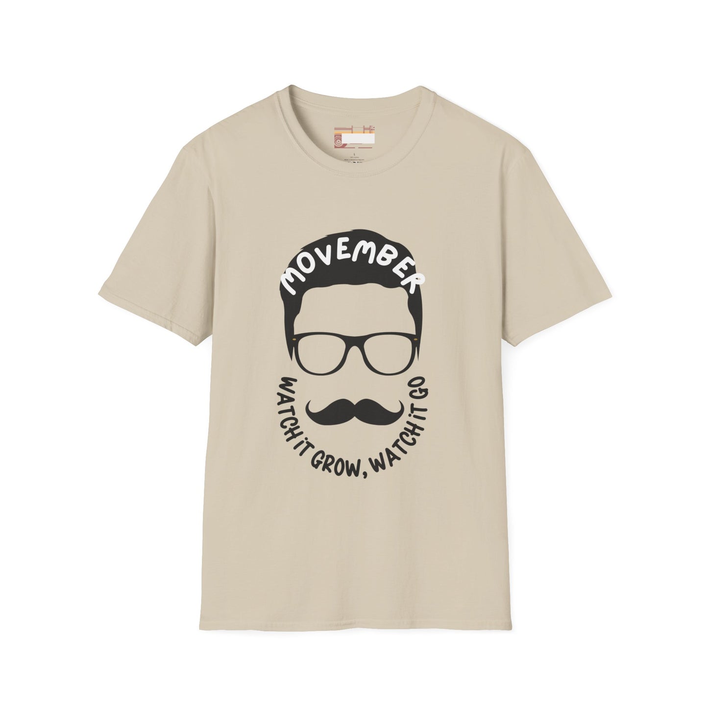 Movember Moustache Bearded Gang Graphic Comfort Unisex T-shirt