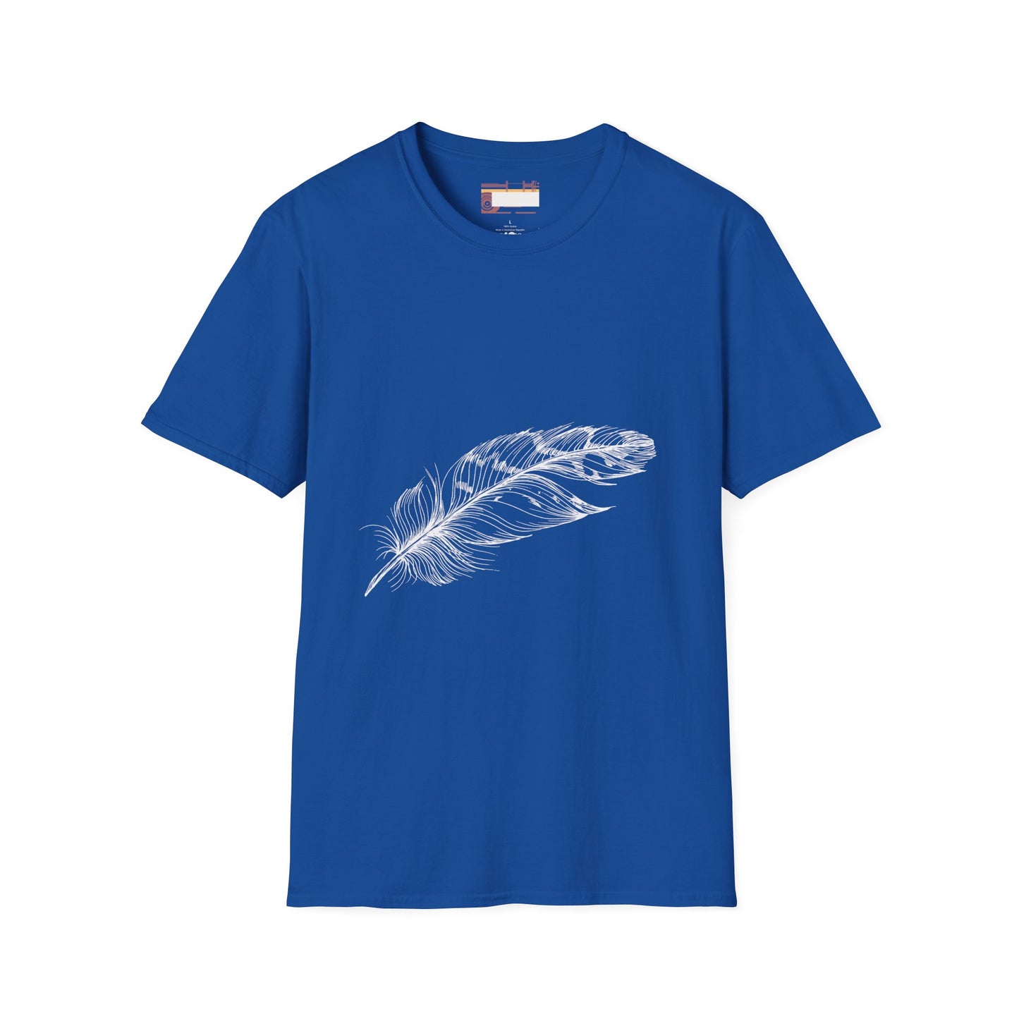 Bird Feather Designed Graphic Comfort Unisex T-shirt