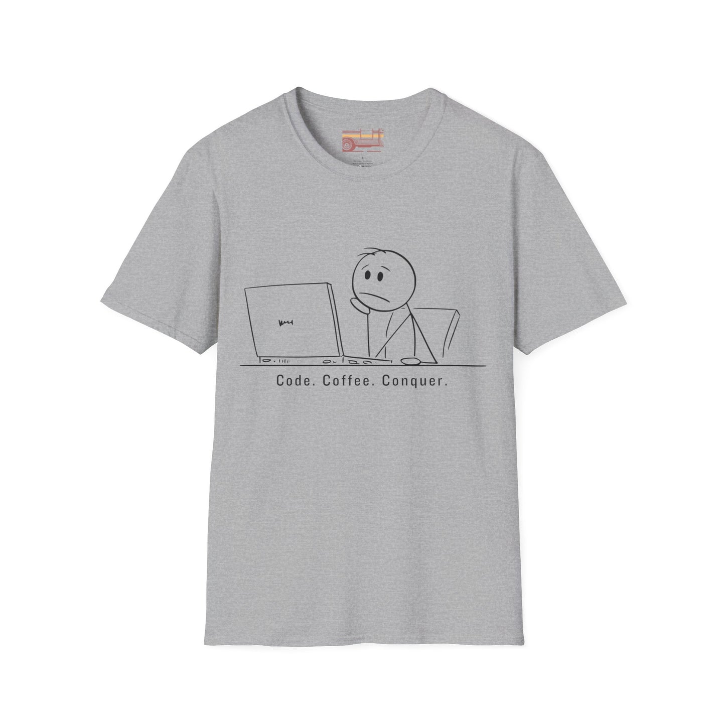 Minimalist Cartoon Character Graphic Urban Ultimate Comfort Unisex T-shirt
