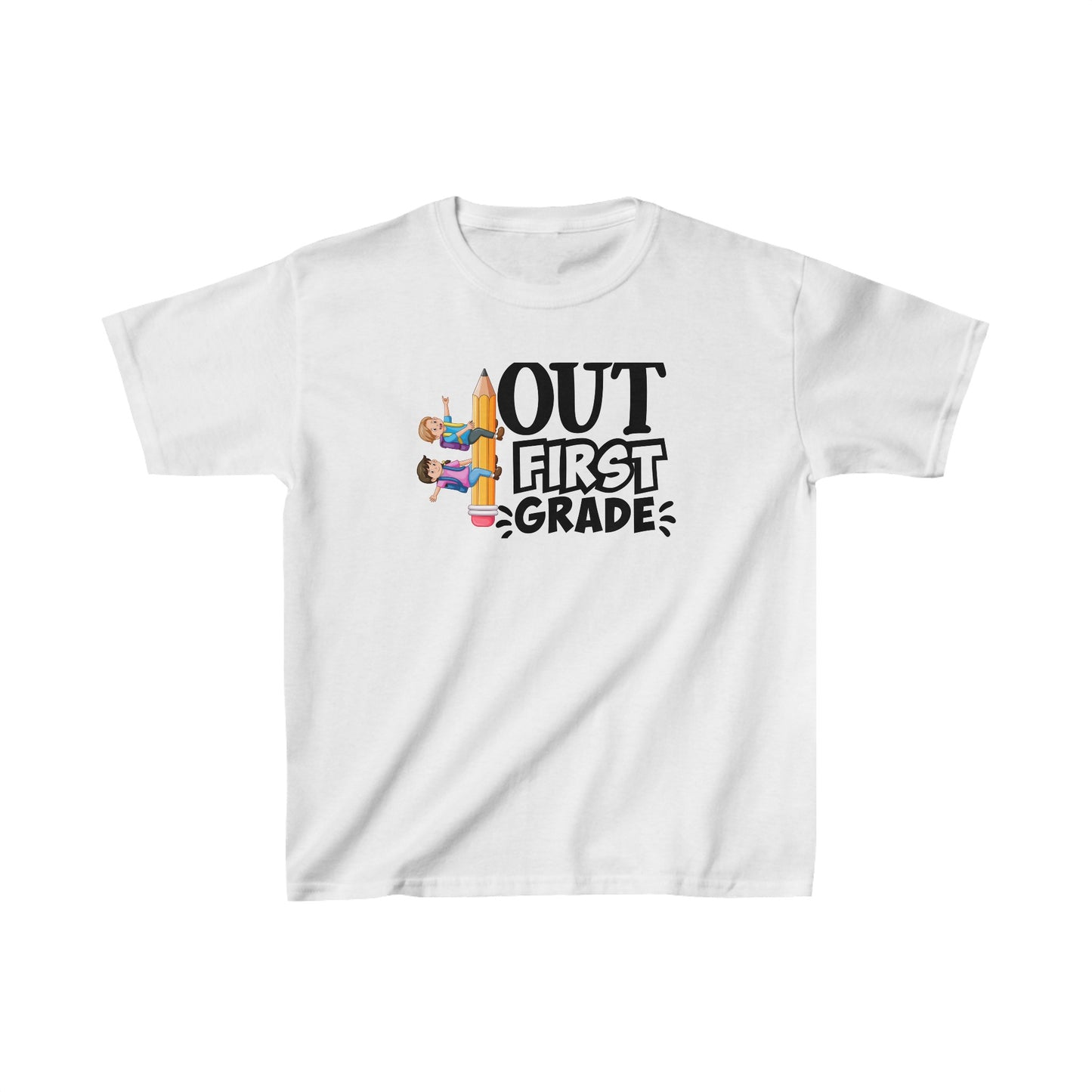 Unisex Kids Out First Grade Ultimate Comfort T-Shirts