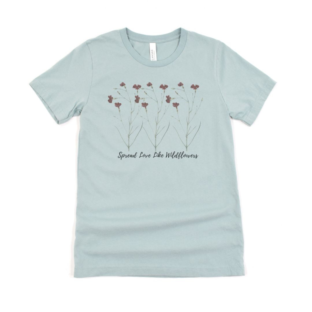 Spread Love Like Wildflower Ultimate Comfort Styled T-shirt