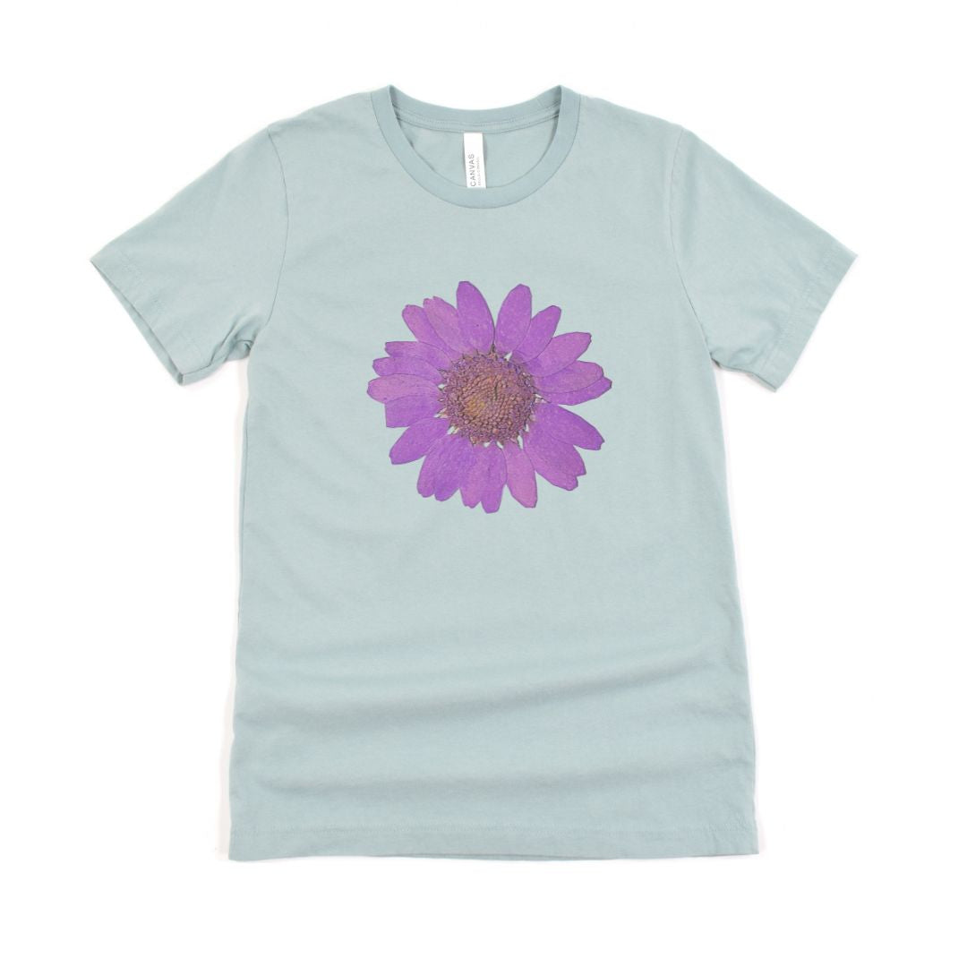 Purple Cherry Bloom Floral Ultimate Comfort Styled T-shirt