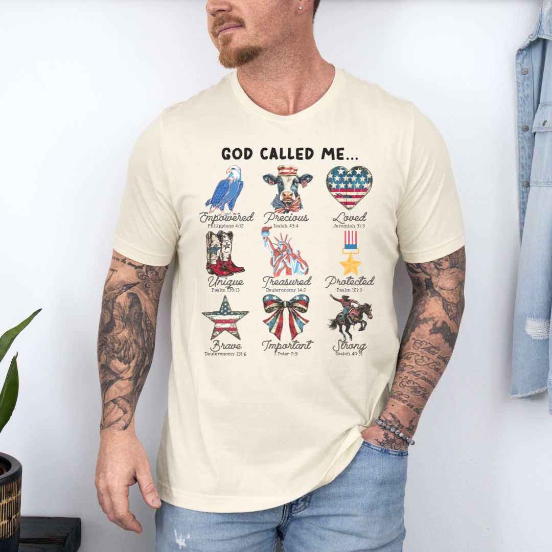 Graphic American Independence July 4th Ultimate Comfort Unisex Funny T-shirt
