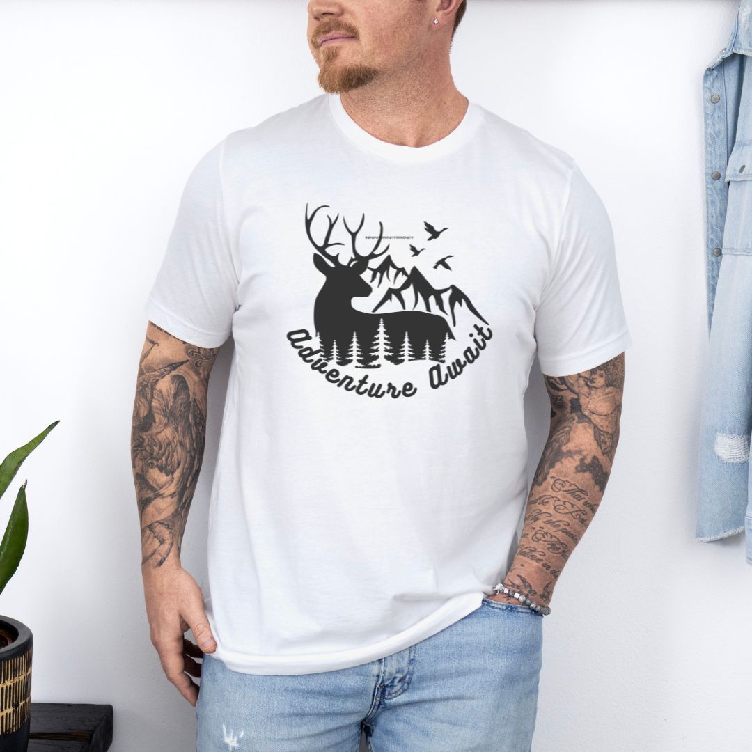 Adventure Awaits Ultimate Unisex Comfort Styled T-shirt