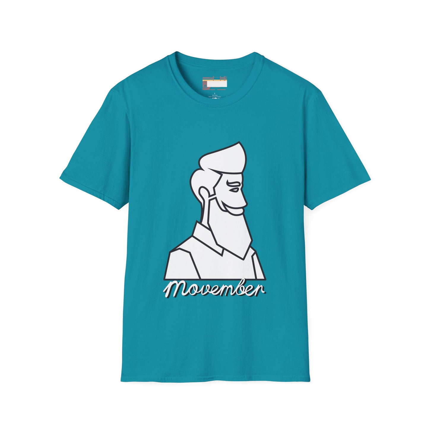 Movember Moustache Bearded Gang Beard Graphic Comfort Unisex T-shirt