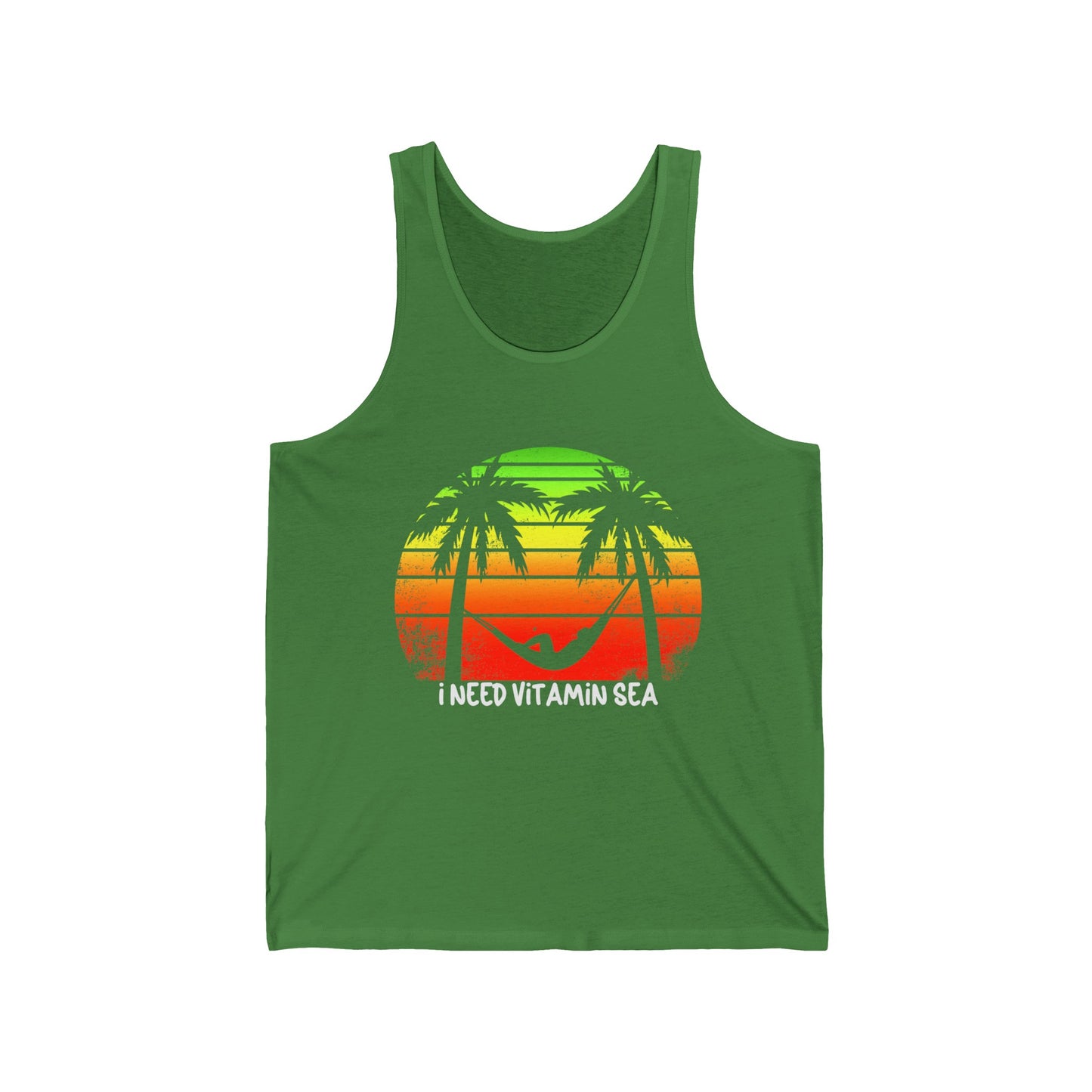 Beach Lovers Ultimate Comfort Styled Funny Unisex Summer Tank Top