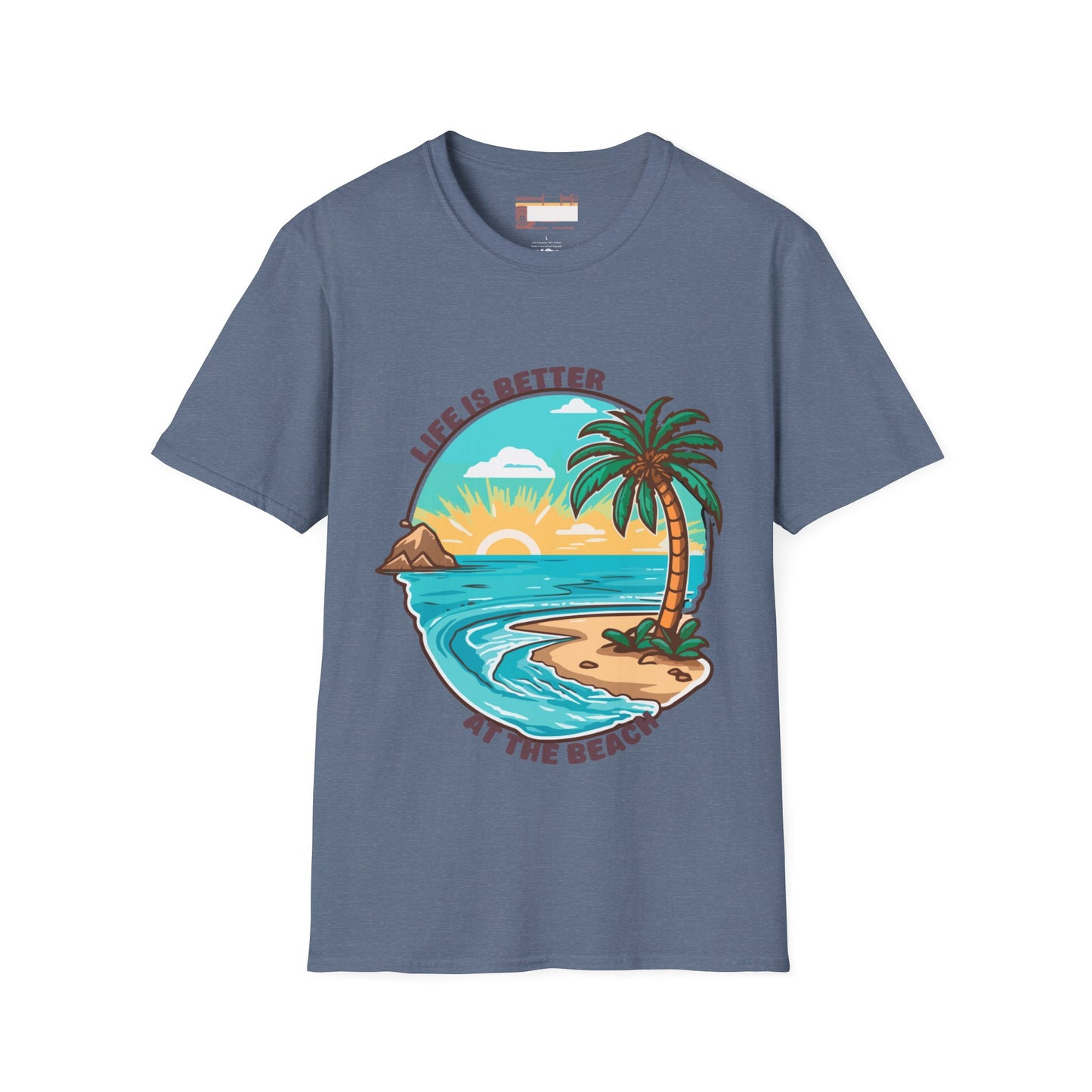 Lives Is Better At The Beach Summer Graphic Comfort Unisex T-shirt