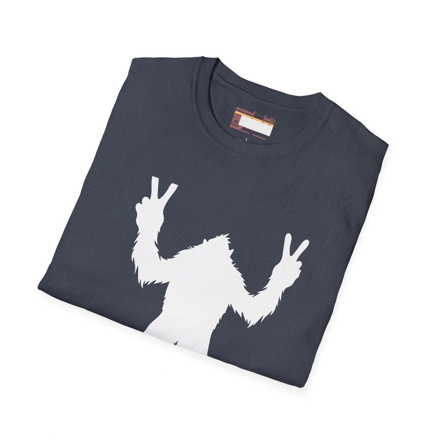 Graphic Designed Minimalist Big Foot Peace Sign Unisex Comfort Styled T-shirts