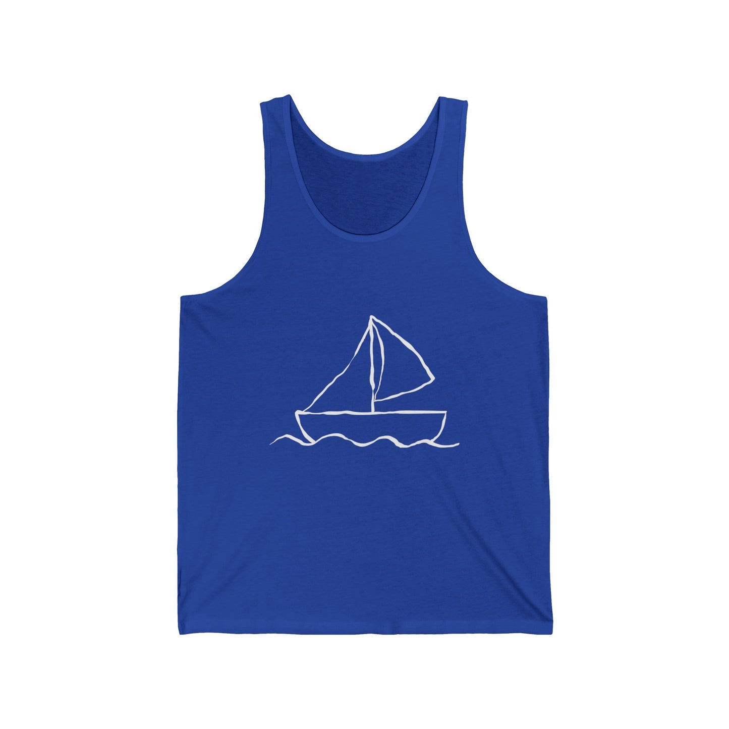Boat Beach Lovers Ultimate Comfort Styled Unisex Summer Tank Top