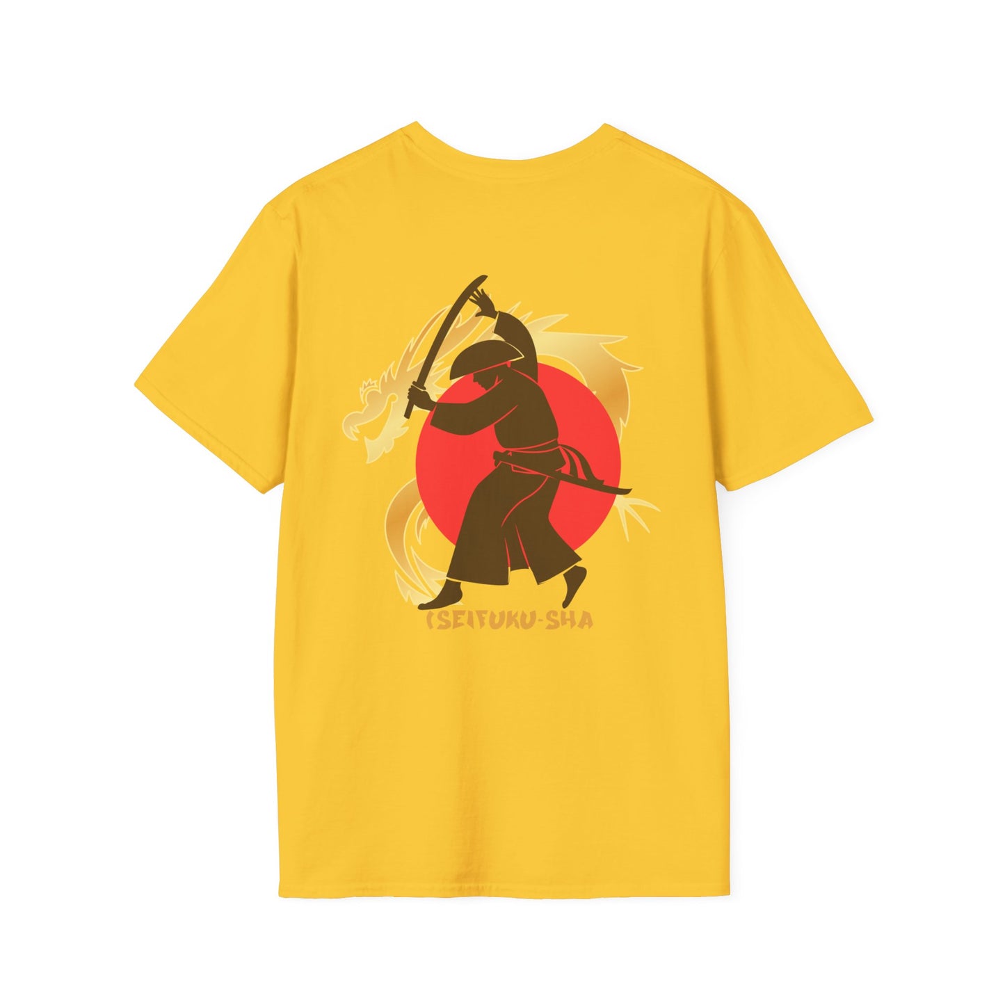 Japanese Warrior Designed Graphic Ultimate Comfort Styled Unisex T-shirt