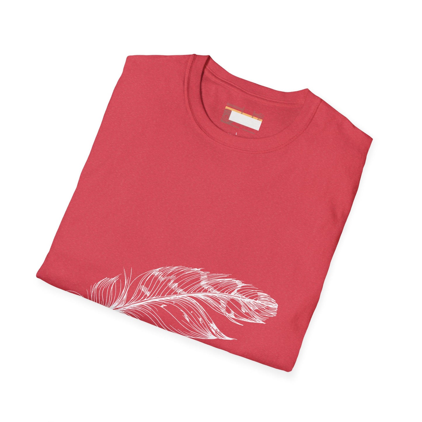 Bird Feather Designed Graphic Comfort Unisex T-shirt