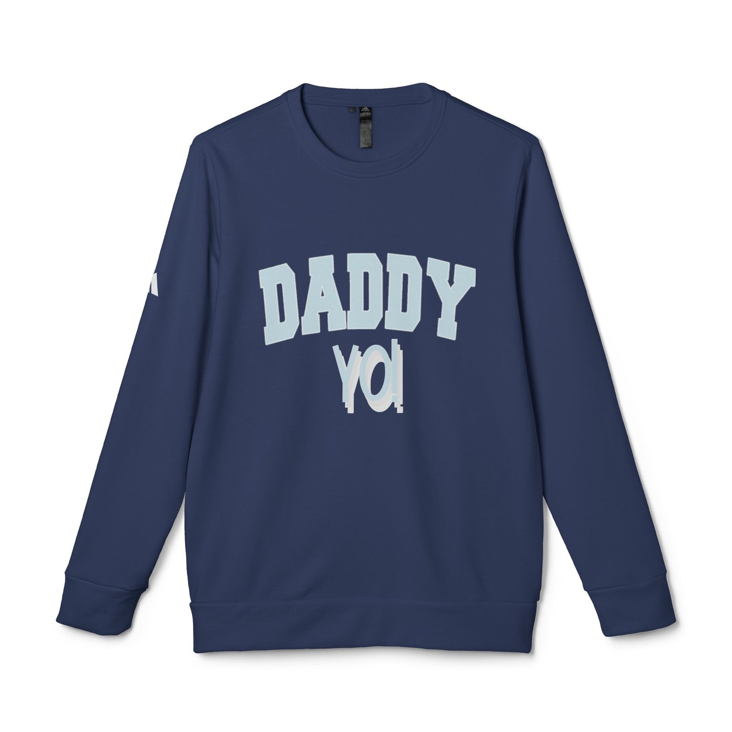 DTG adidas® Unisex Fleece Crewneck Daddy Yo Fathers Day Fathers Gift Sweatshirt