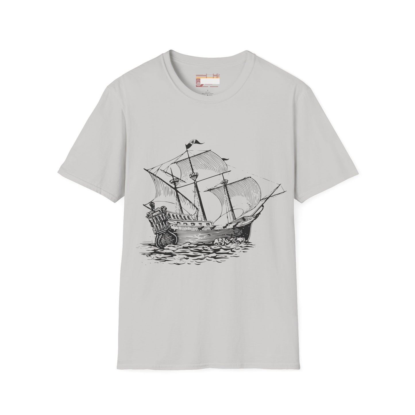 Columbus Day Cargo Ship Graphic Comfort Unisex T-shirt