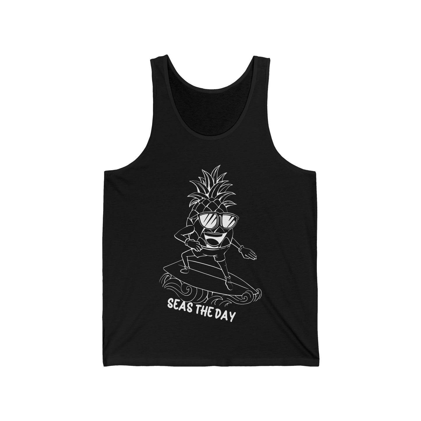 Beach Lovers Ultimate Comfort Styled Funny Unisex Sea As Day Summer Tank Top