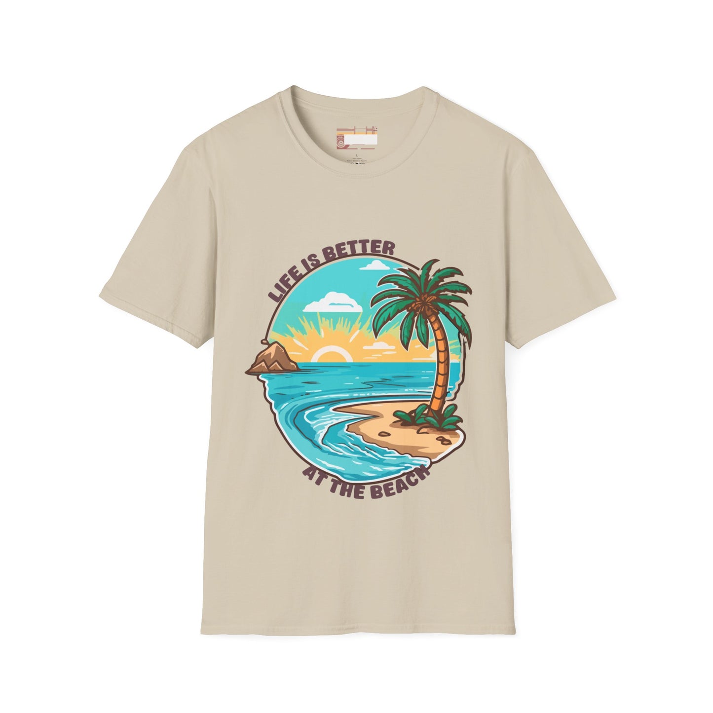 Lives Is Better At The Beach Summer Graphic Comfort Unisex T-shirt