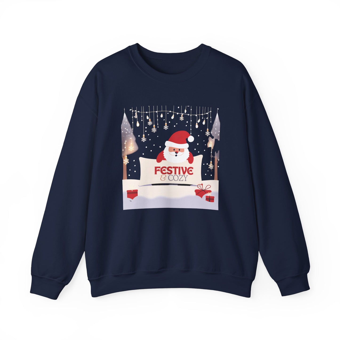 Graphic Designed Holiday Christmas Unisex Crewneck Sweatshirt