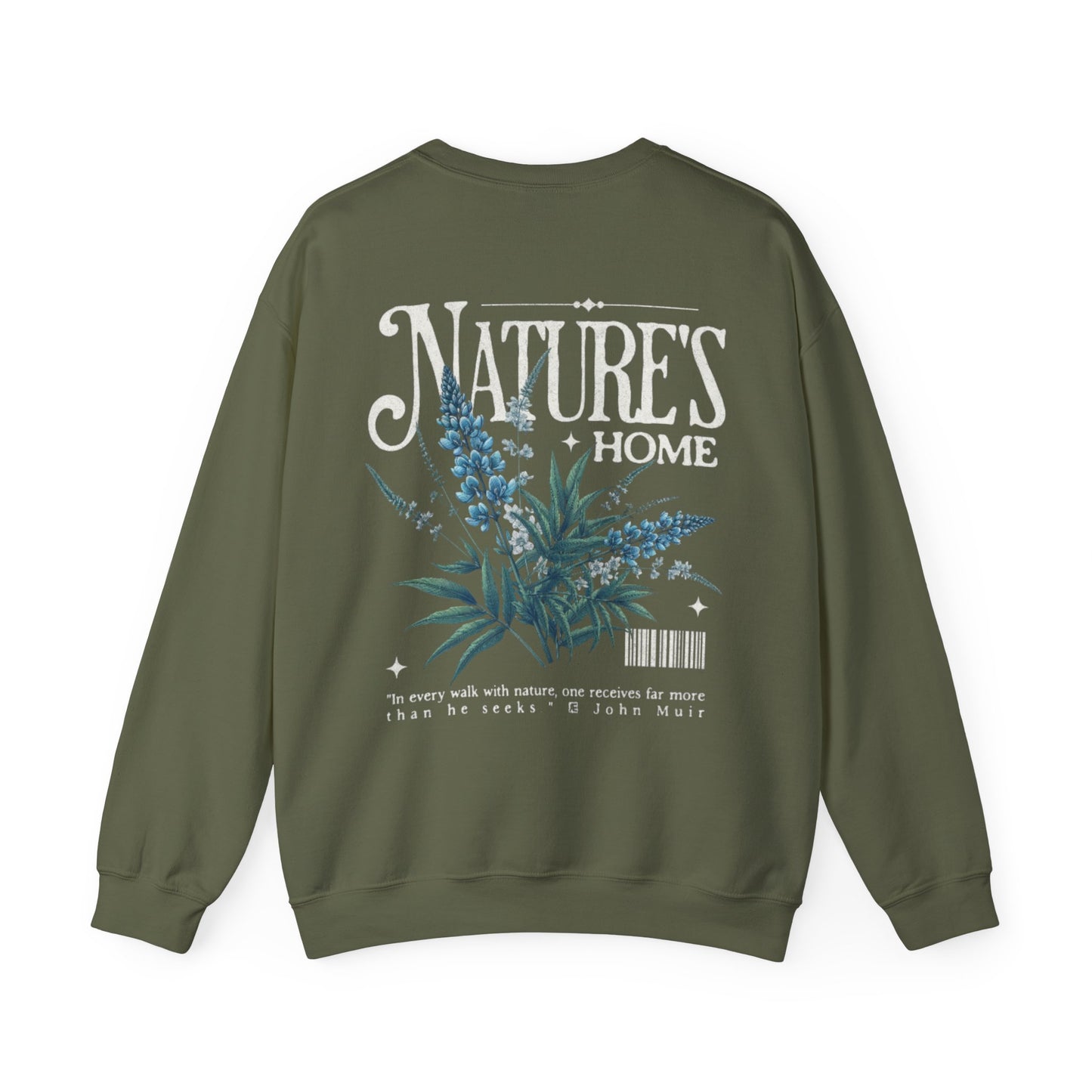 Graphic Designed Minimalist Crewneck Sweatshirt