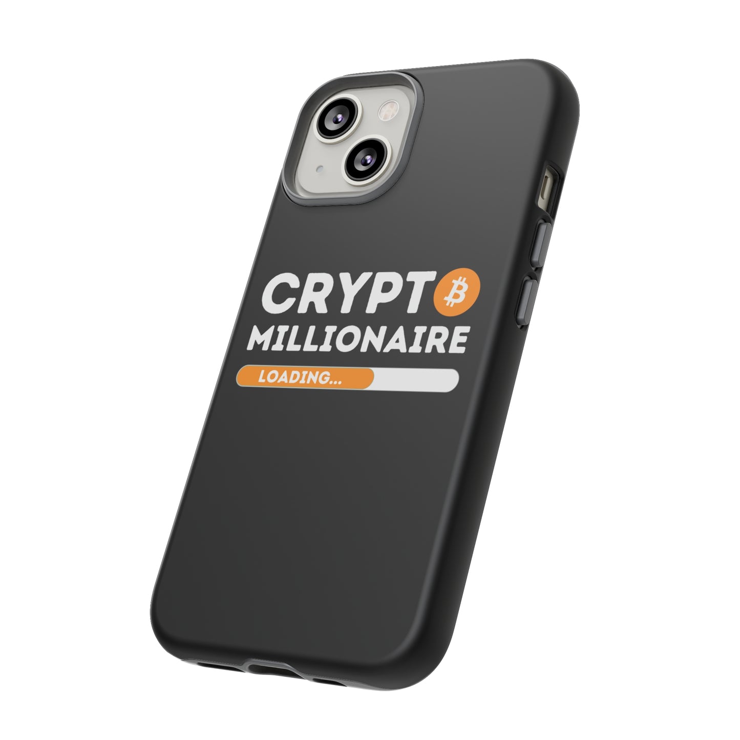 Crypto Millionaire Black iPhone Case
