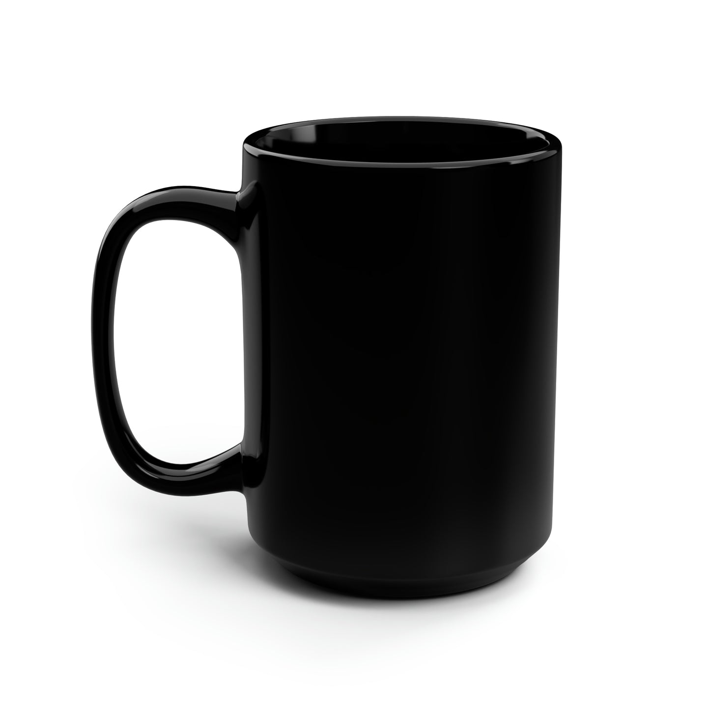 I Play The Keyboard Black Mug 15oz