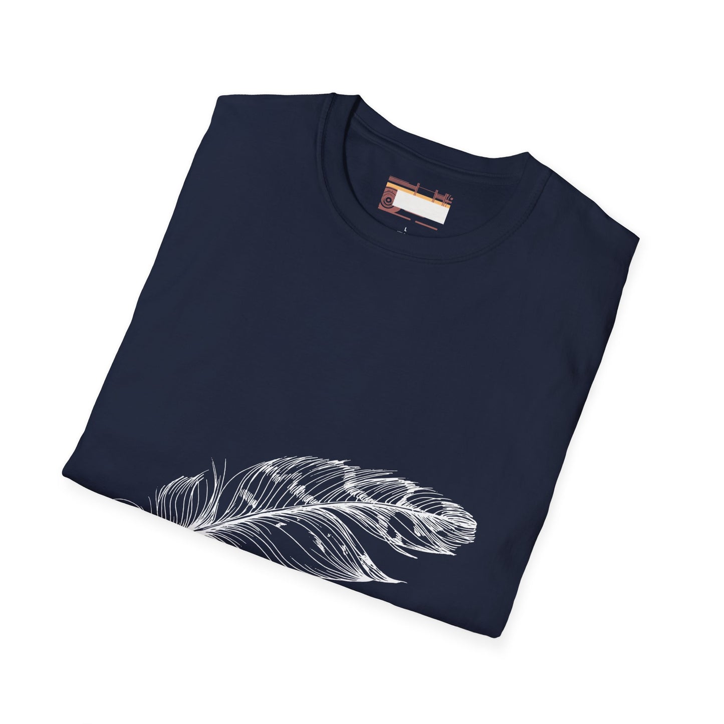 Bird Feather Designed Graphic Comfort Unisex T-shirt