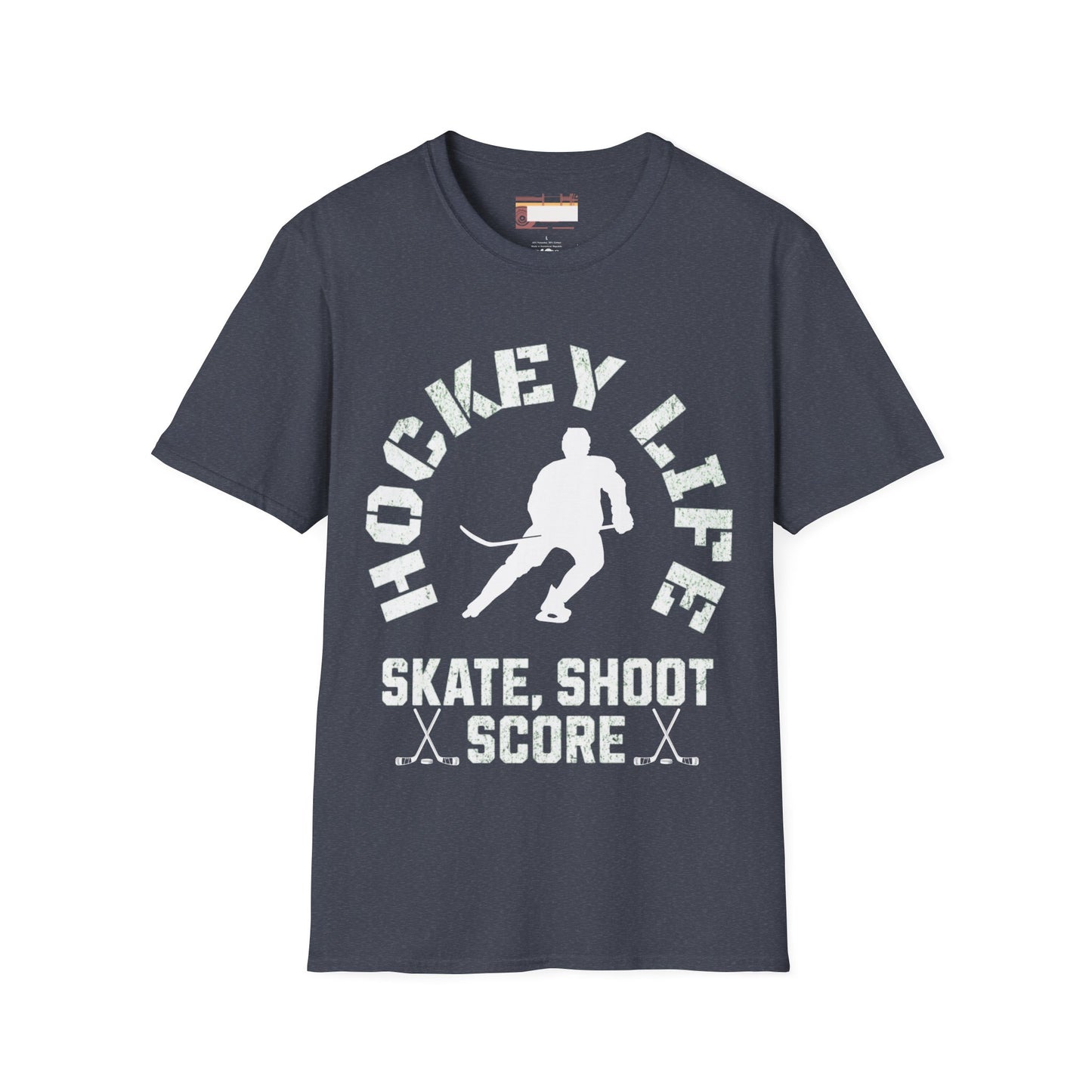Graphic Hockey Player Unisex Comfort Styled T-shirts