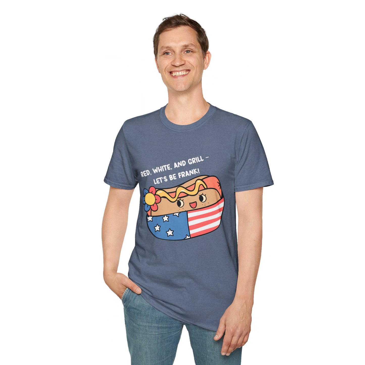 Red, White And Grill-Lets Be Frank. July 4th Ultimate Comfort Unisex T-shirt