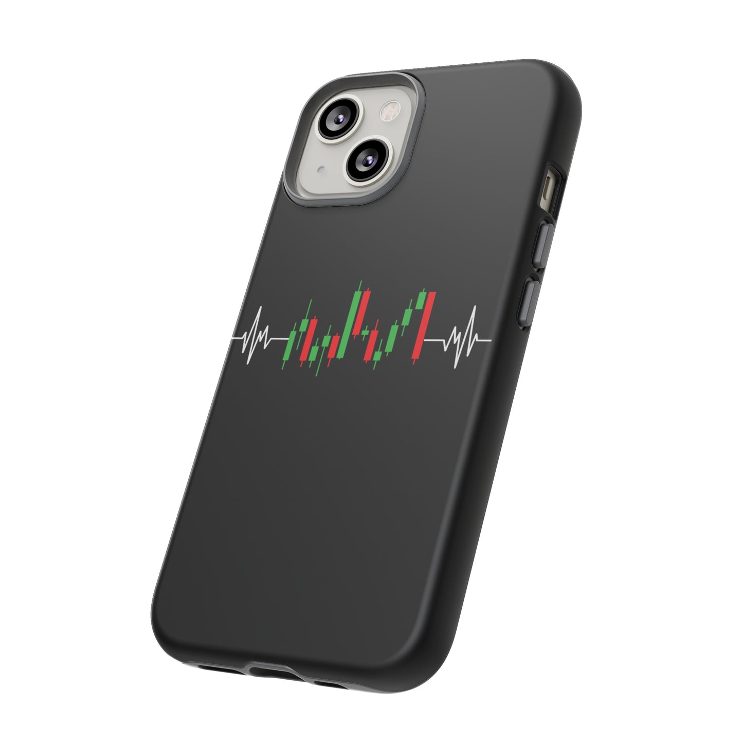 Bearish And Bullish Chart Candles (Stock Market) iPhone Case