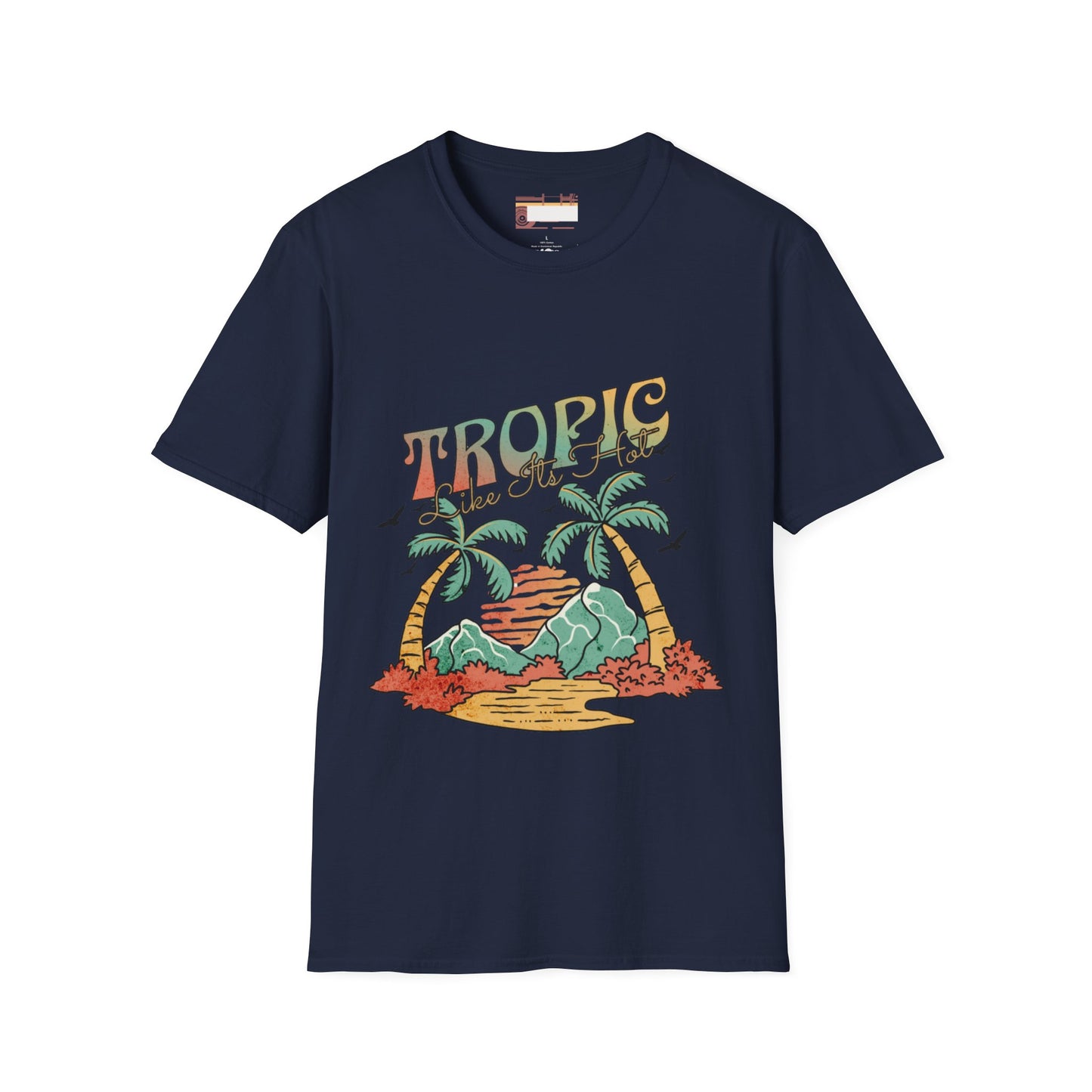 Graphic Summer Vibes Beach Hair Comfort Styled T-shirts
