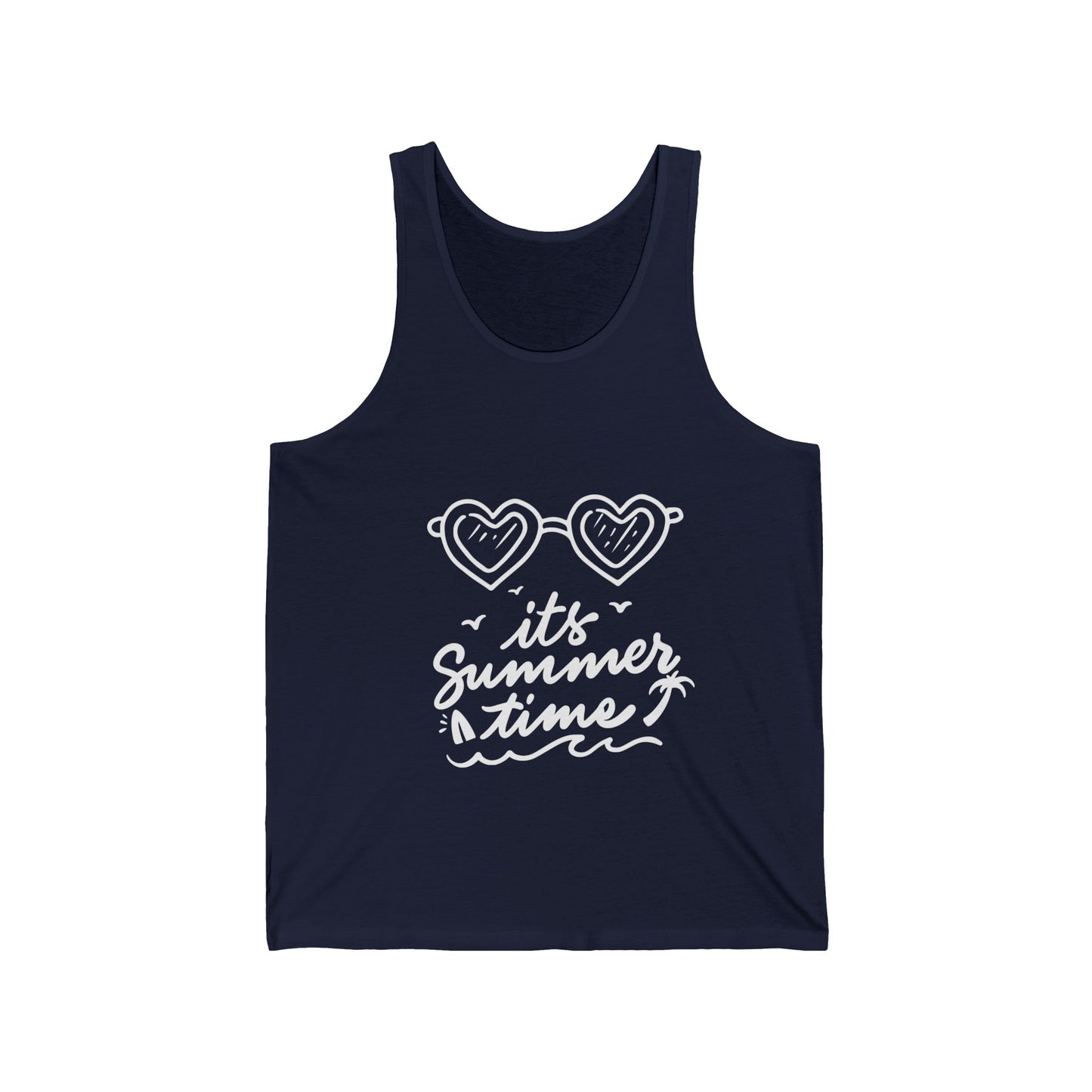 Beach Lovers Ultimate Comfort Styled Funny Unisex Sea As Day Summer Tank Top