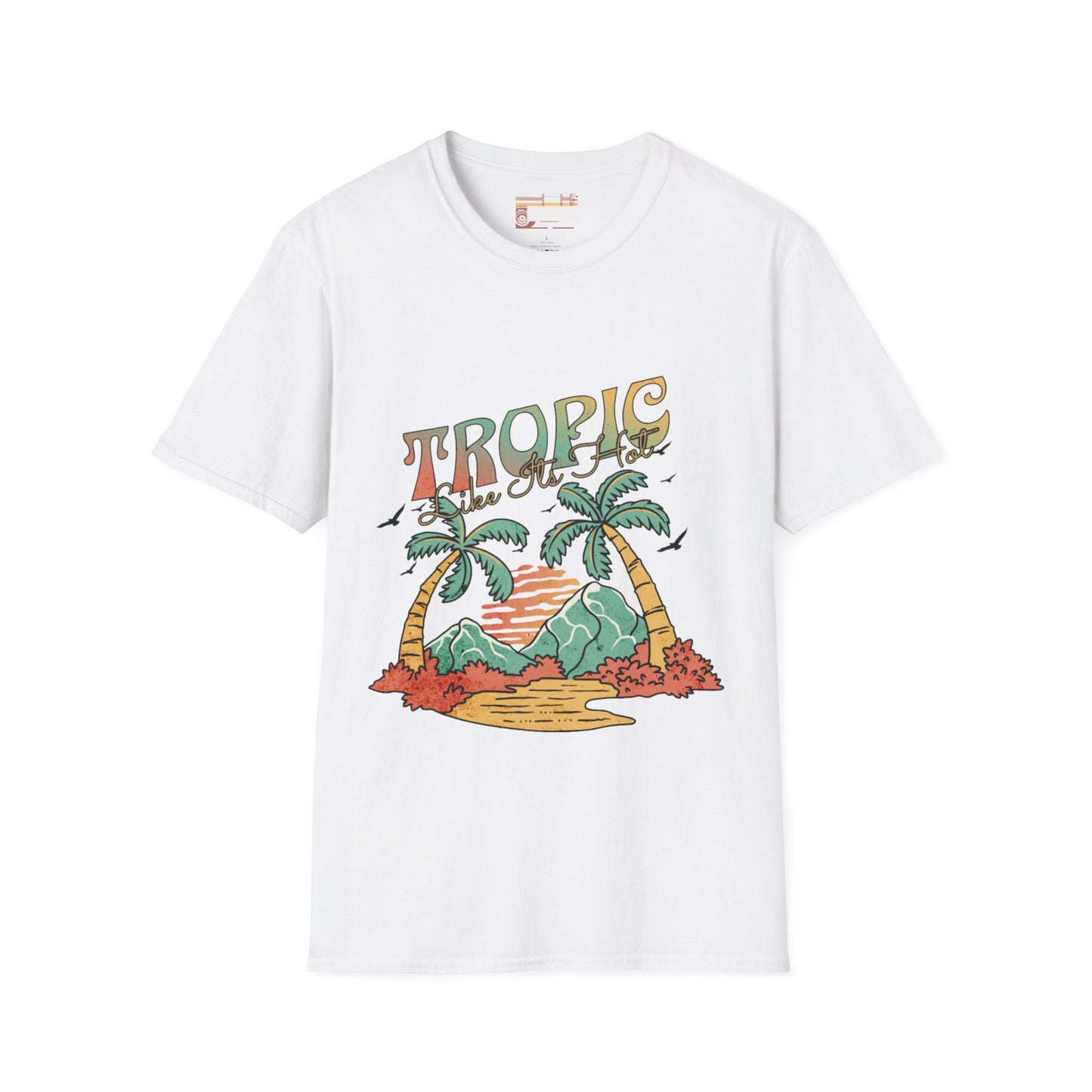 Graphic Summer Vibes Beach Hair Comfort Styled T-shirts