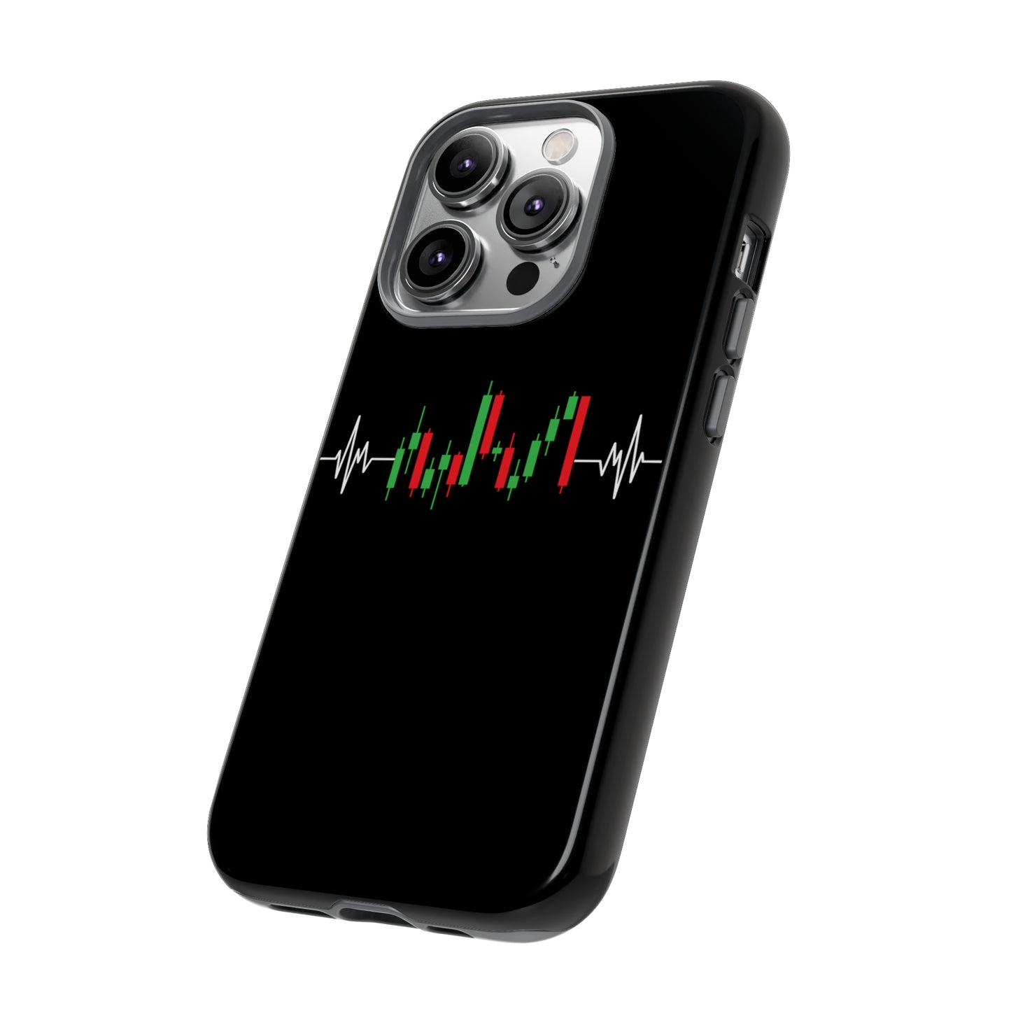 Bearish And Bullish Chart Candles (Stock Market) iPhone Case