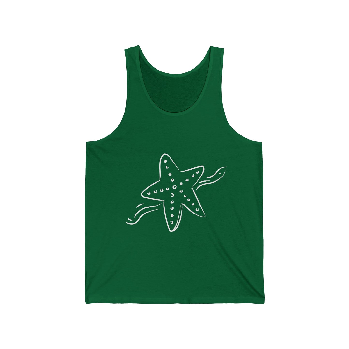 Starfish Beach Lovers Ultimate Comfort Styled Funny Unisex Summer Tank Top