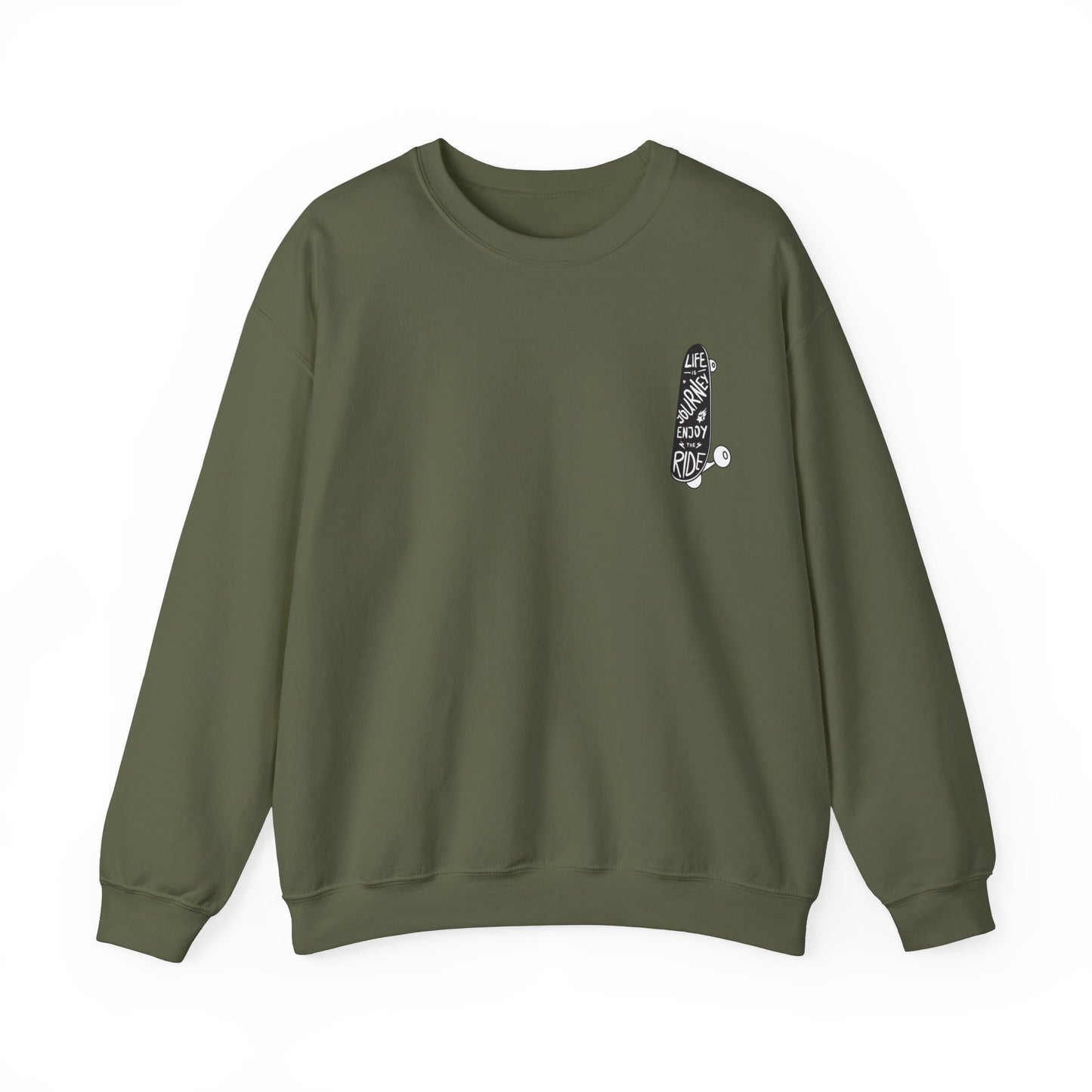 Graphic Designed Minimalist Skateboard Skate Board Lover Crewneck Sweatshirt